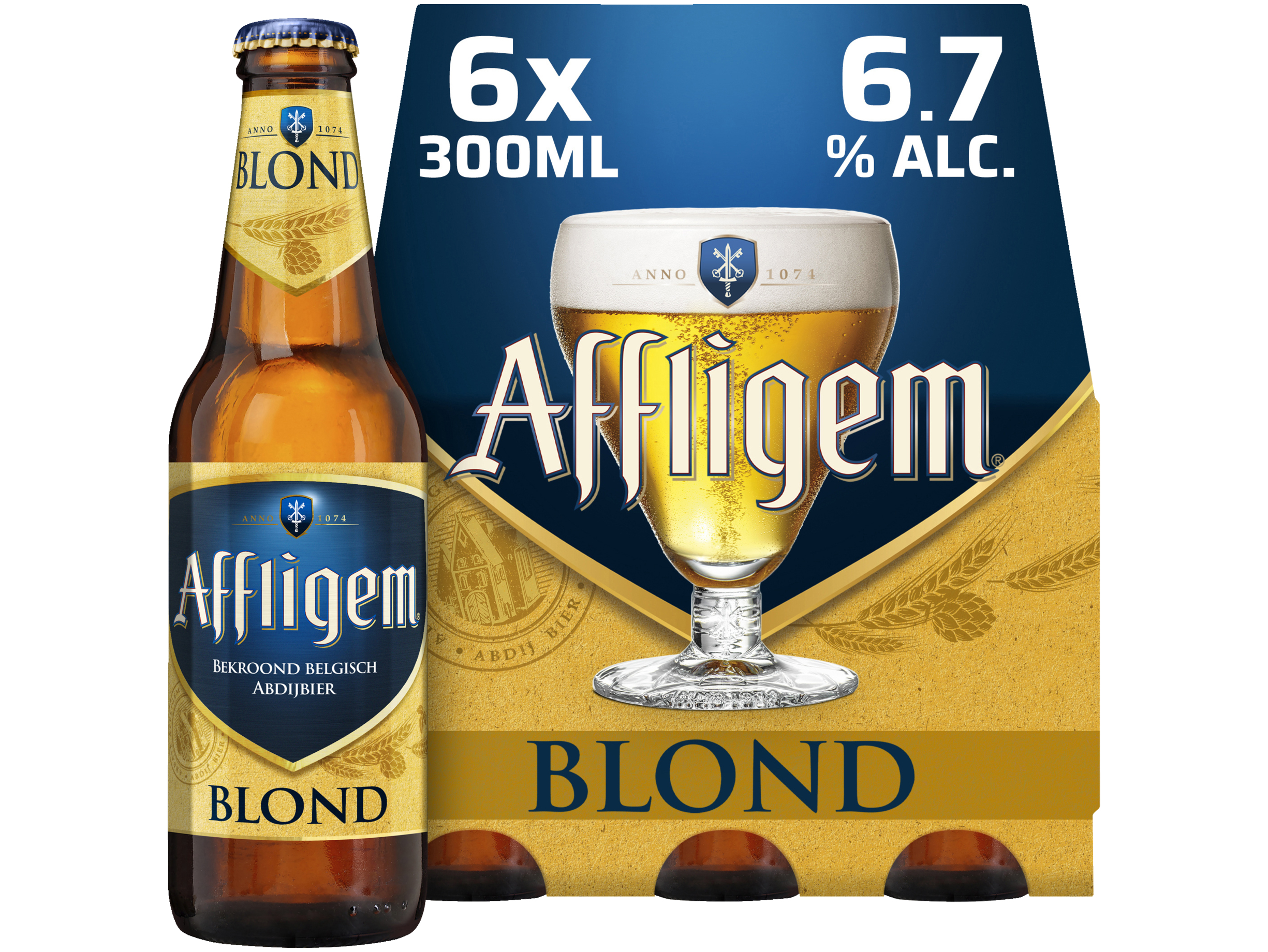 Blond Bier Fles 6-pack