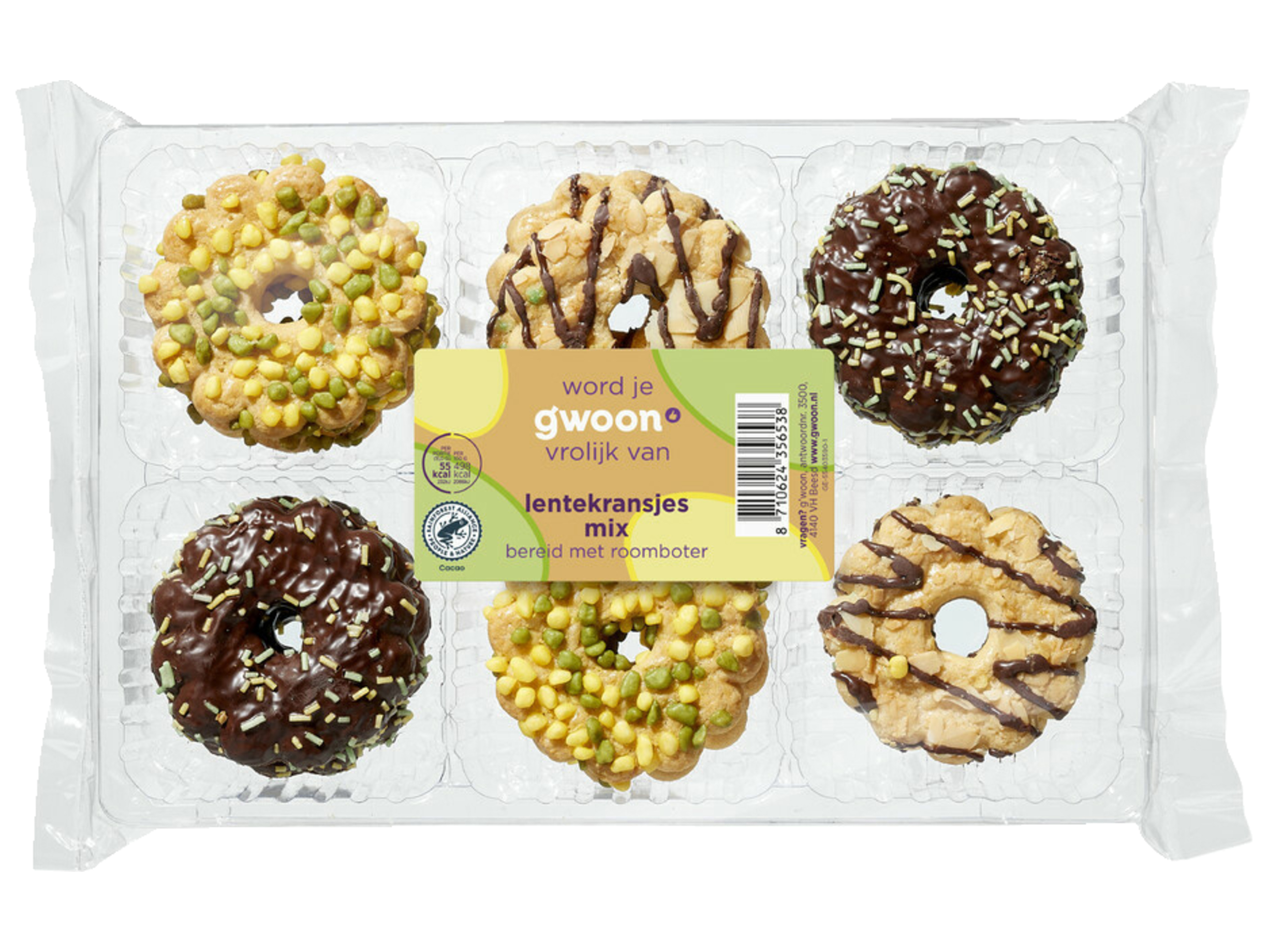 Roomboter chocolade paaskransjesmix