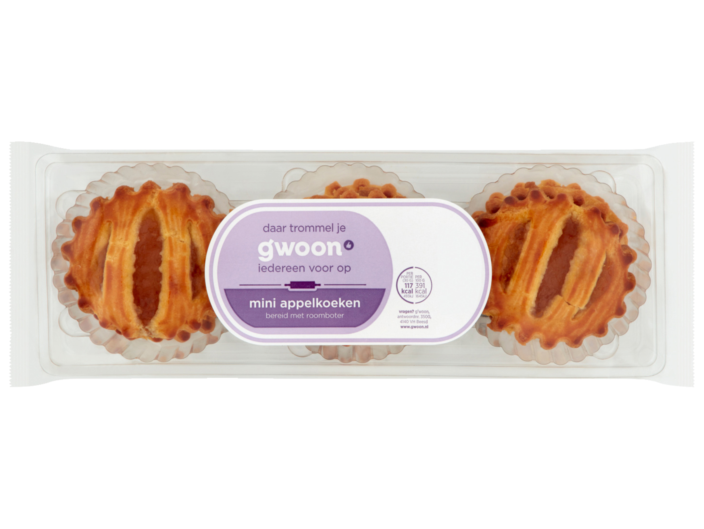 Roomboter mini appelkoeken