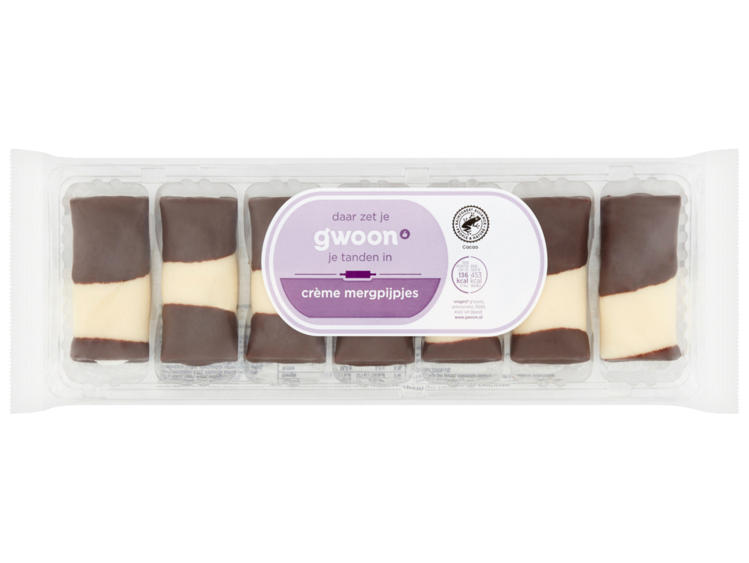 Creme mergpijpjes