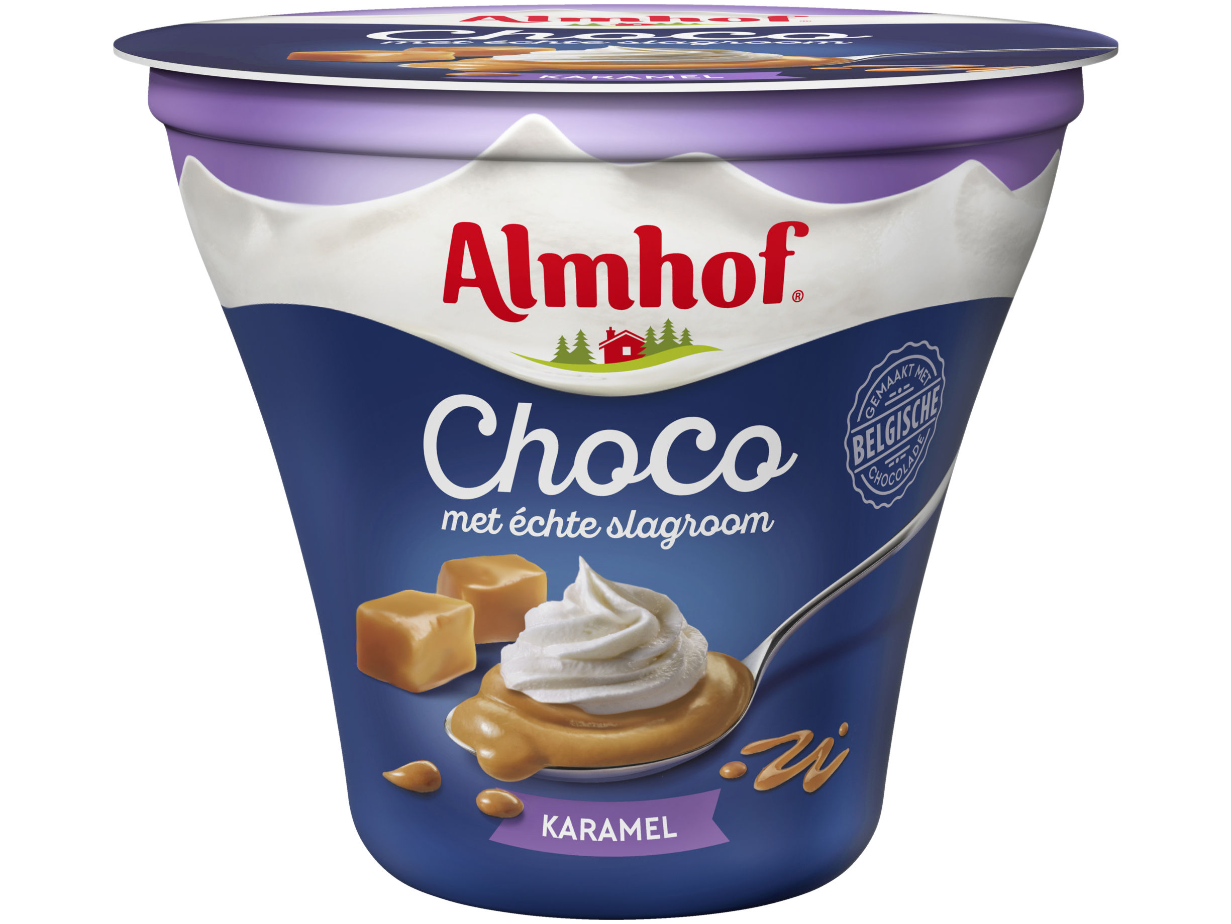 Choco met slagroom karamel