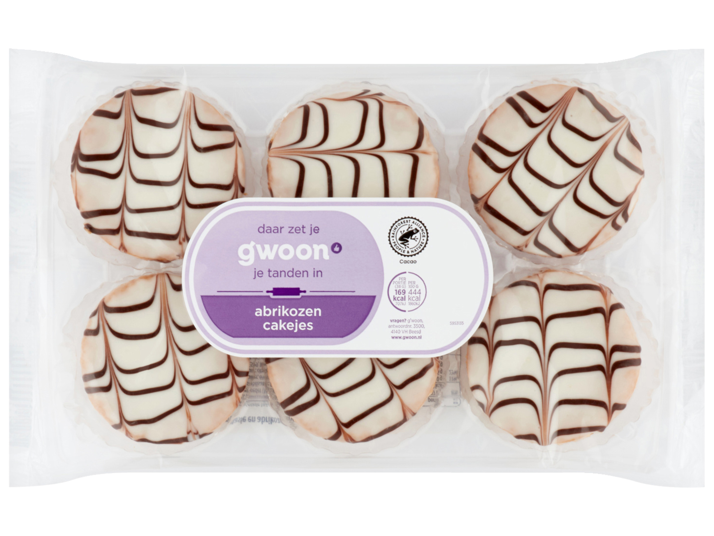 Abrikozencakejes