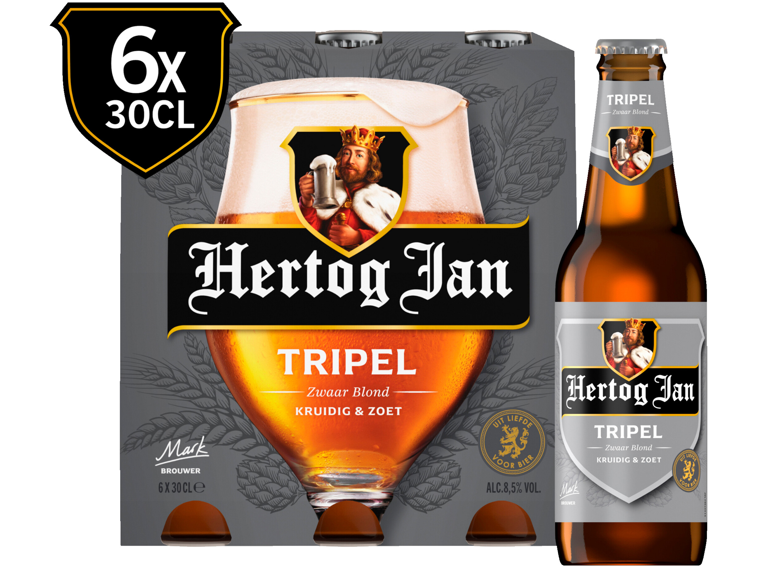 Tripel bier fles 6-pack