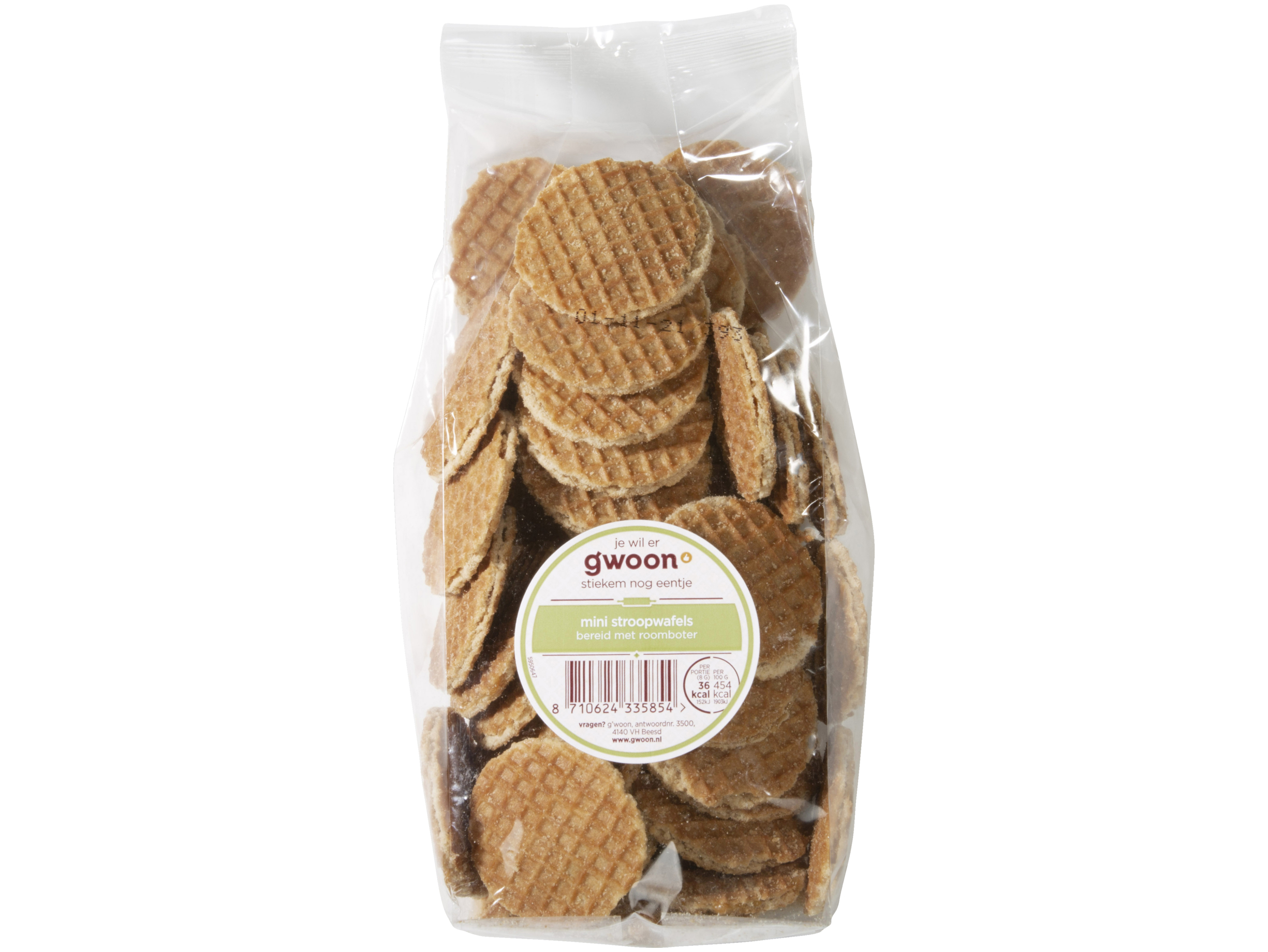 Mini stroopwafels