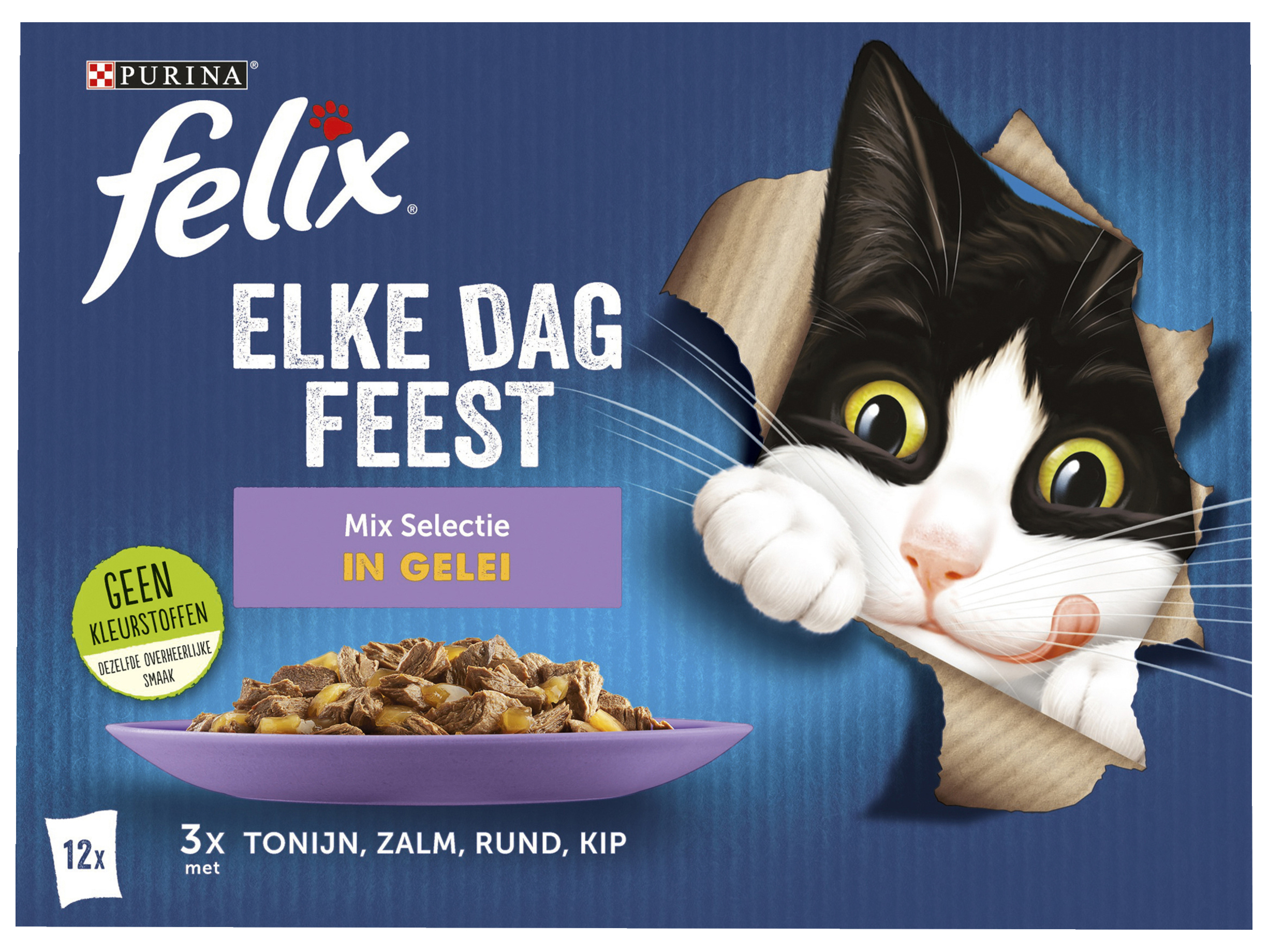 Elke Dag Feest kattenvoer mix selectie