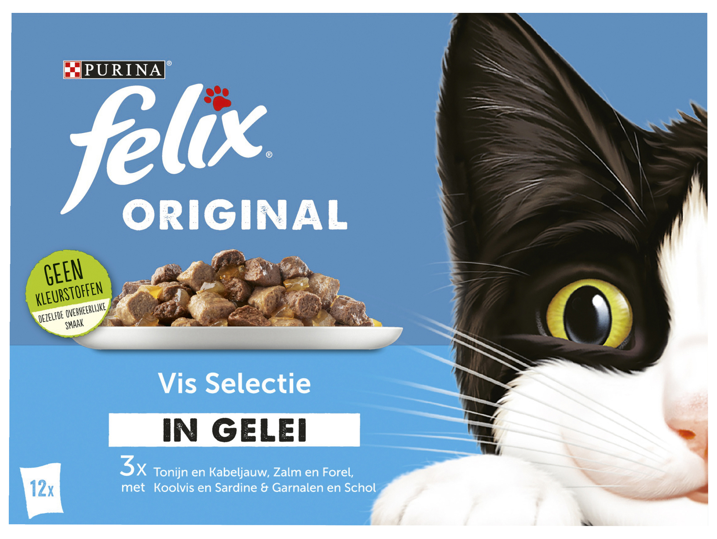 Original kattenvoer vis selectie