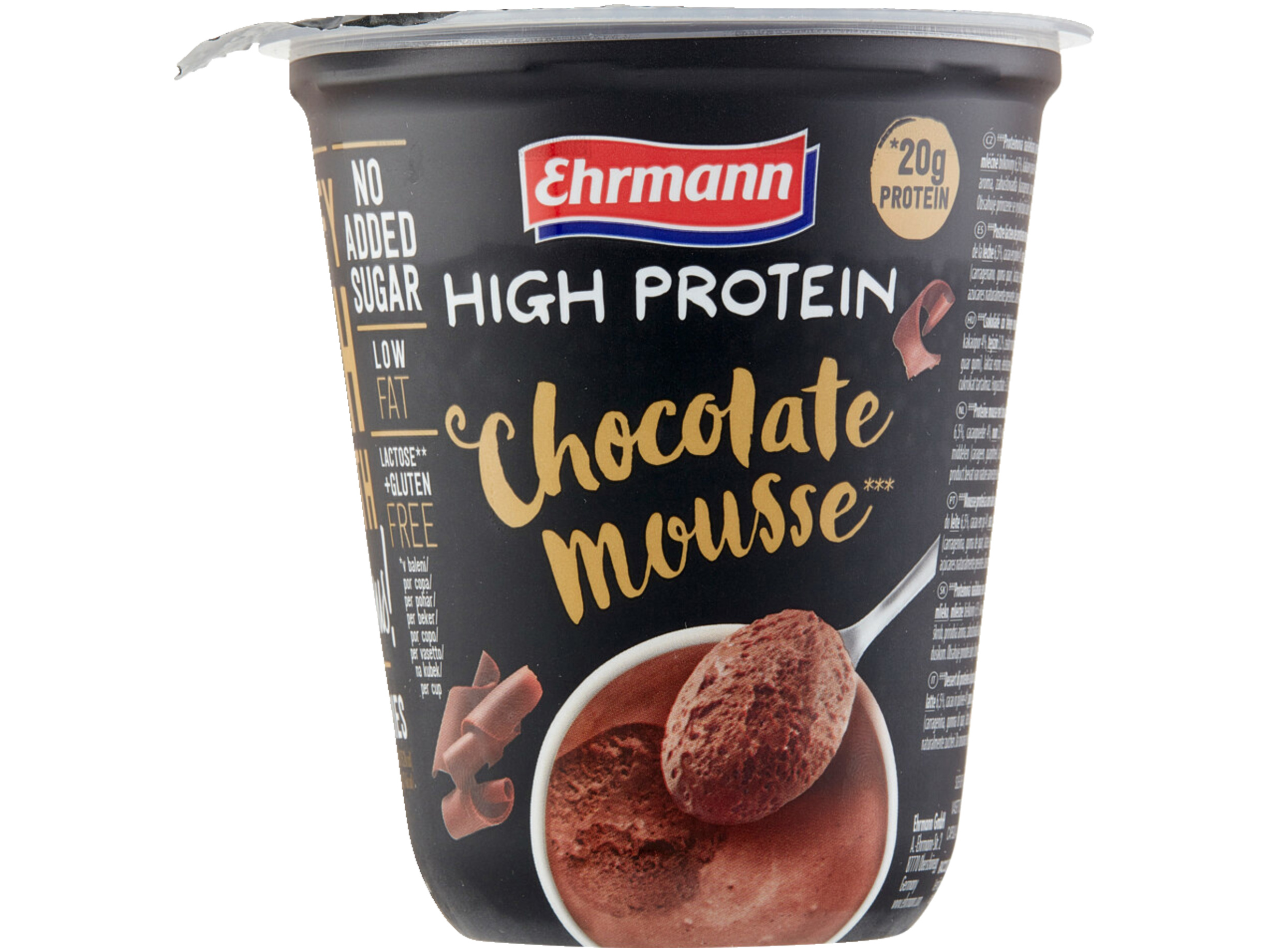 High proteine mousse chocolate