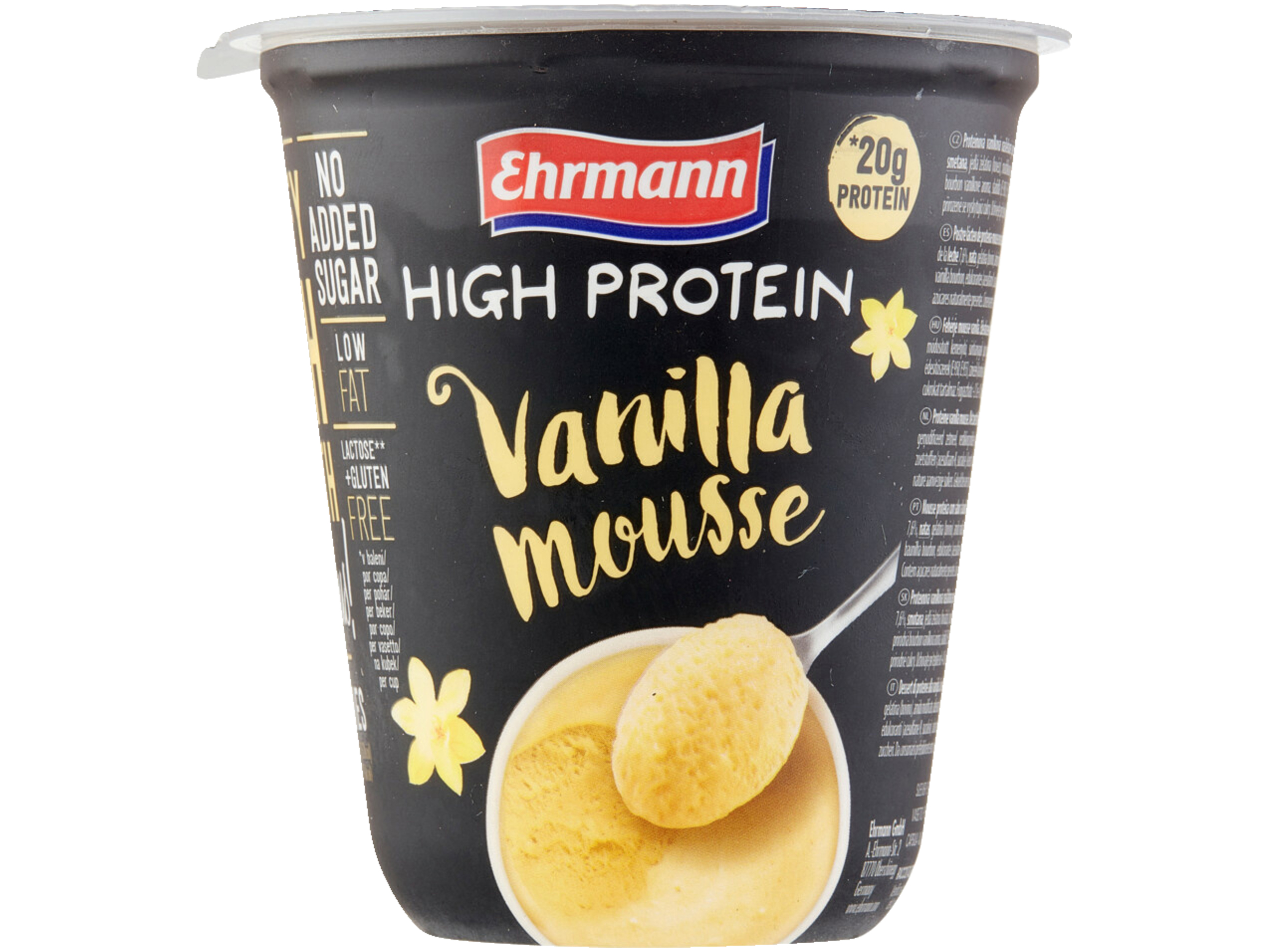 High proteine mousse vanilla