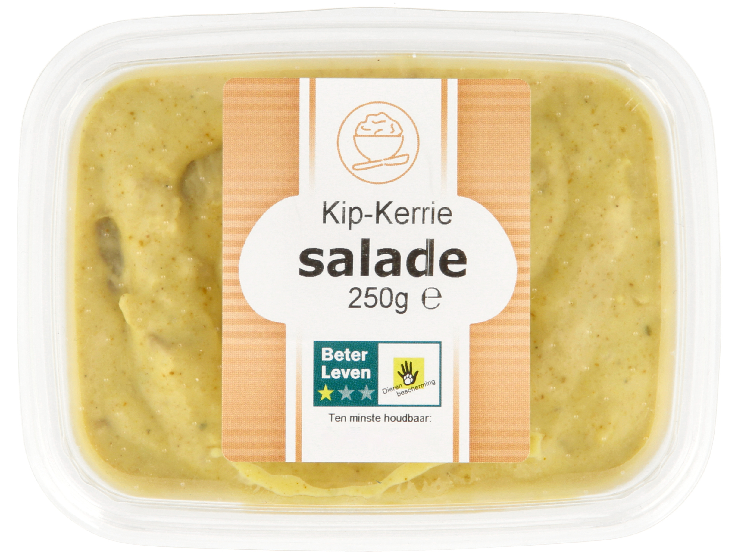 Kip kerrie salade