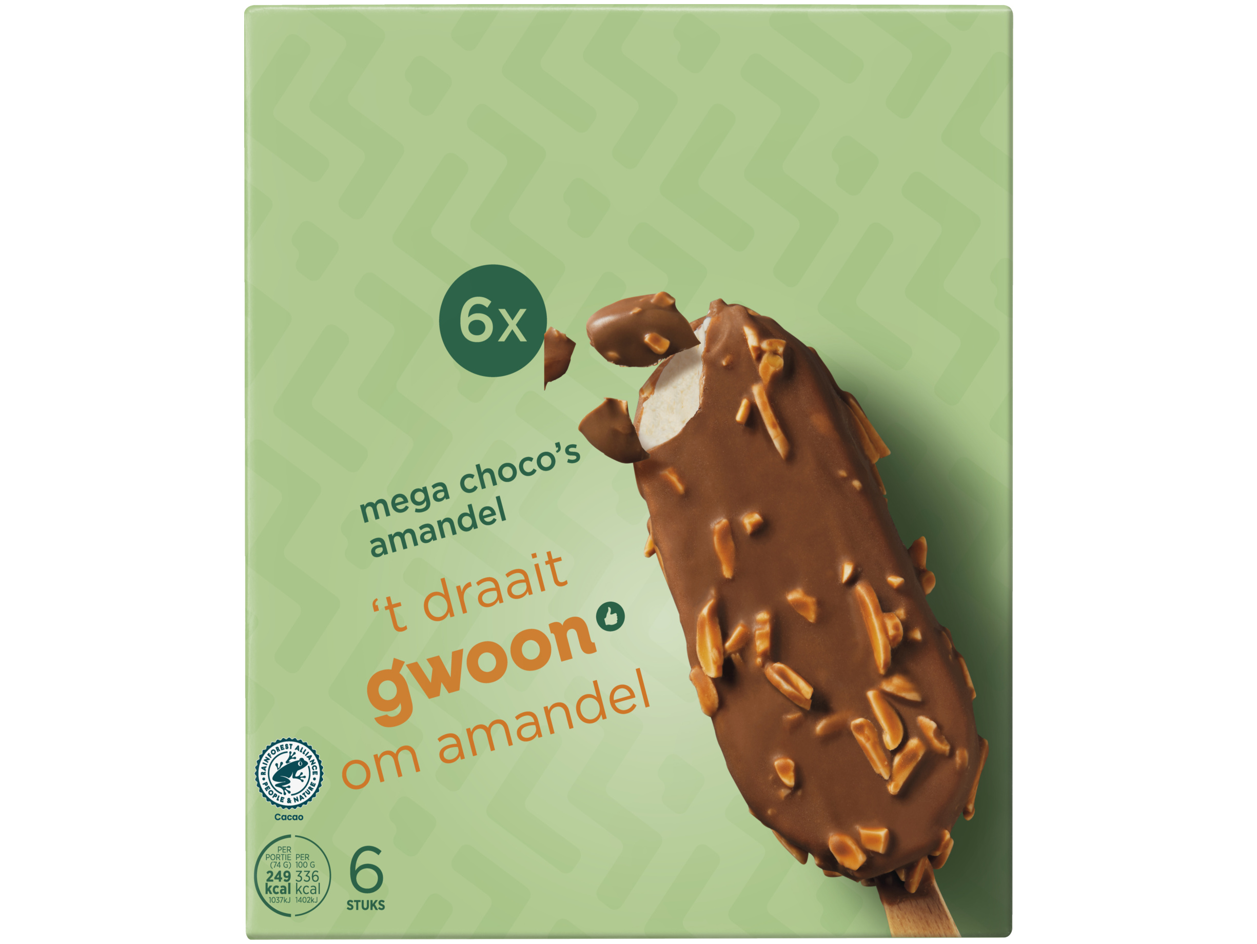 Mega choco's amandel