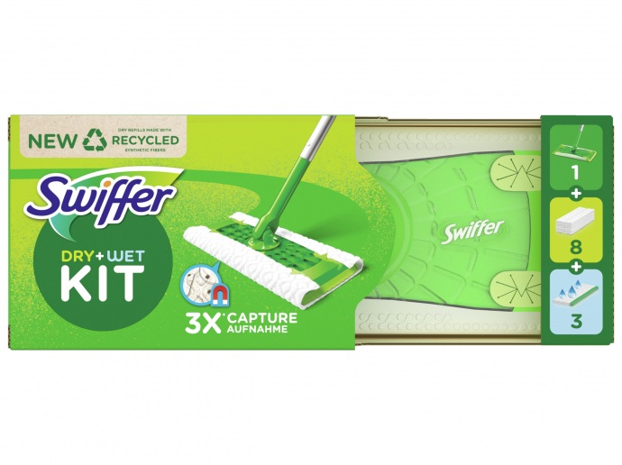 Vloeren stof-wis dry+wet startkit