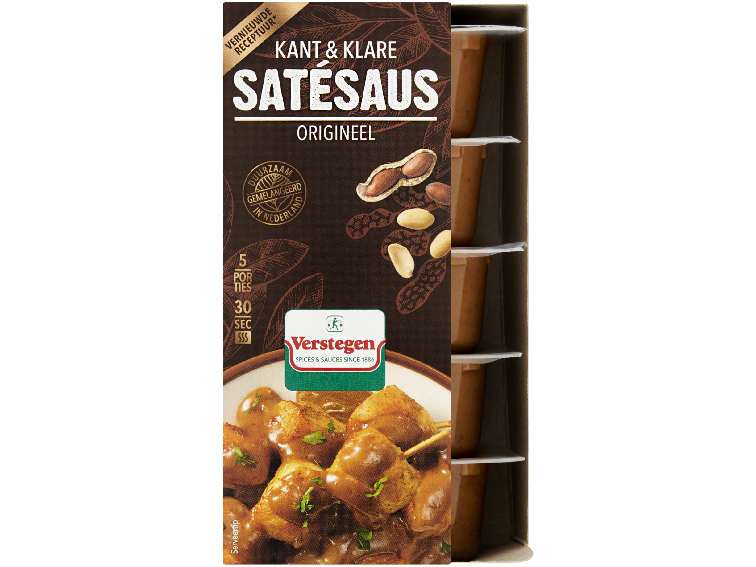 kant & klare satésaus origineel 5-pack