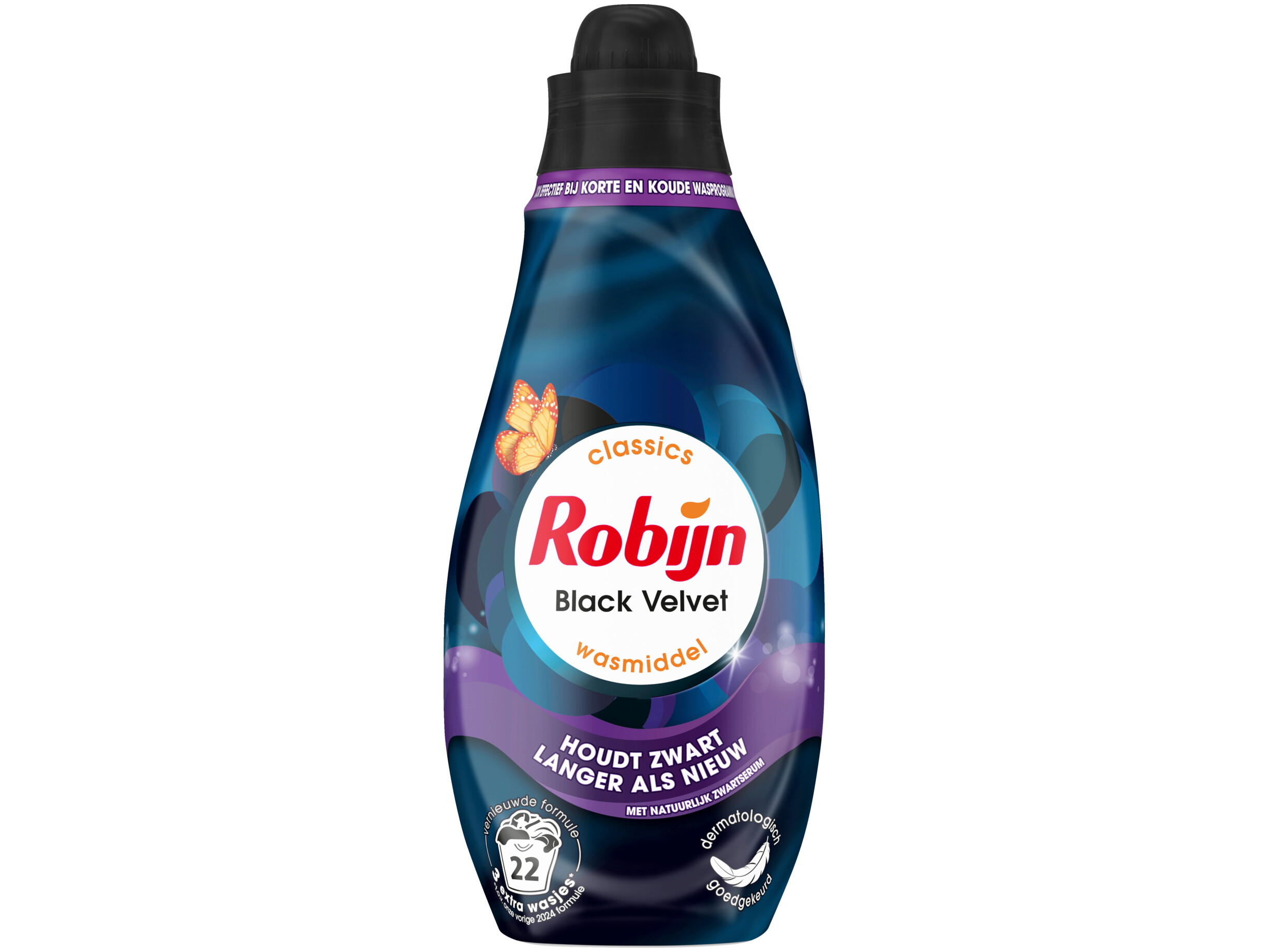 Wasmiddel klein & krachtig black velvet