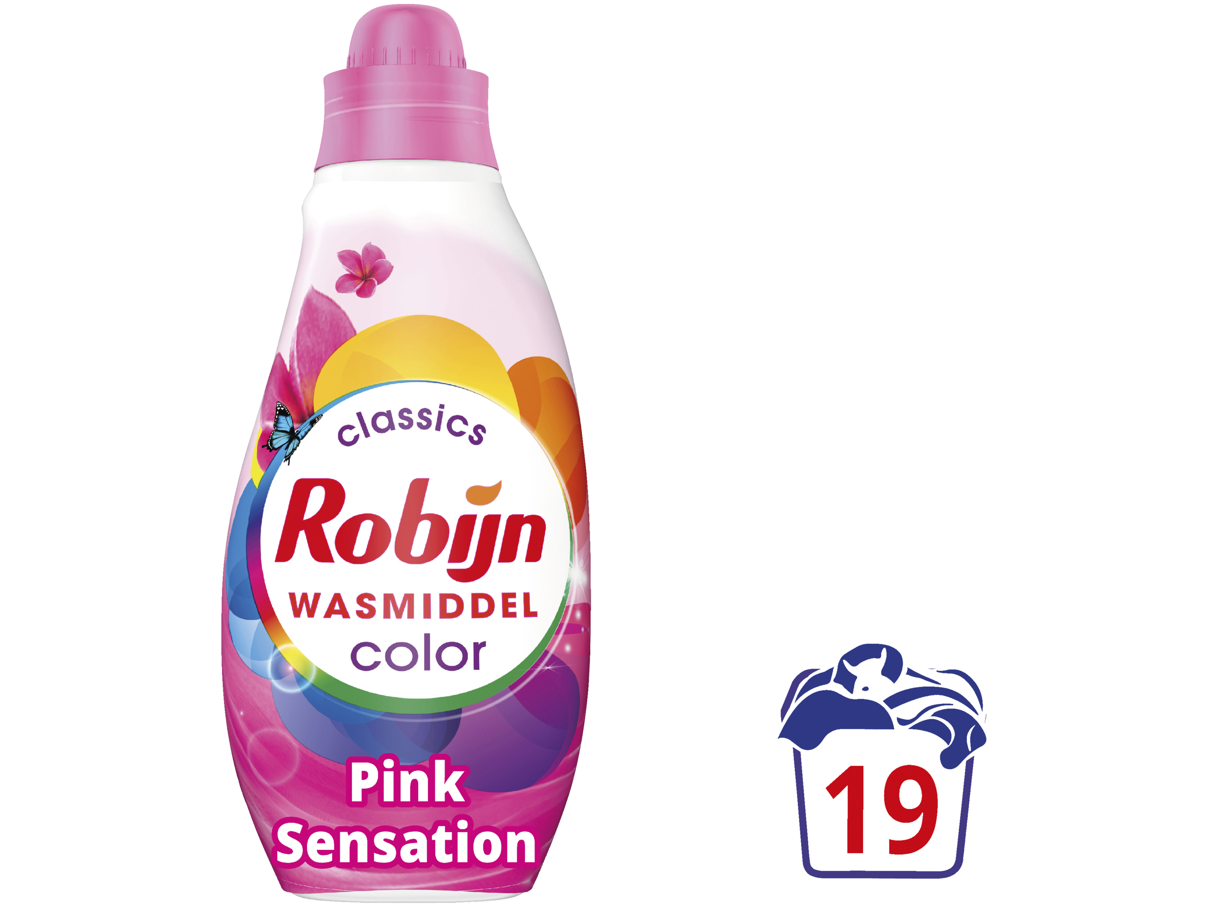 Wasmiddel klein&krachtig pink sensation