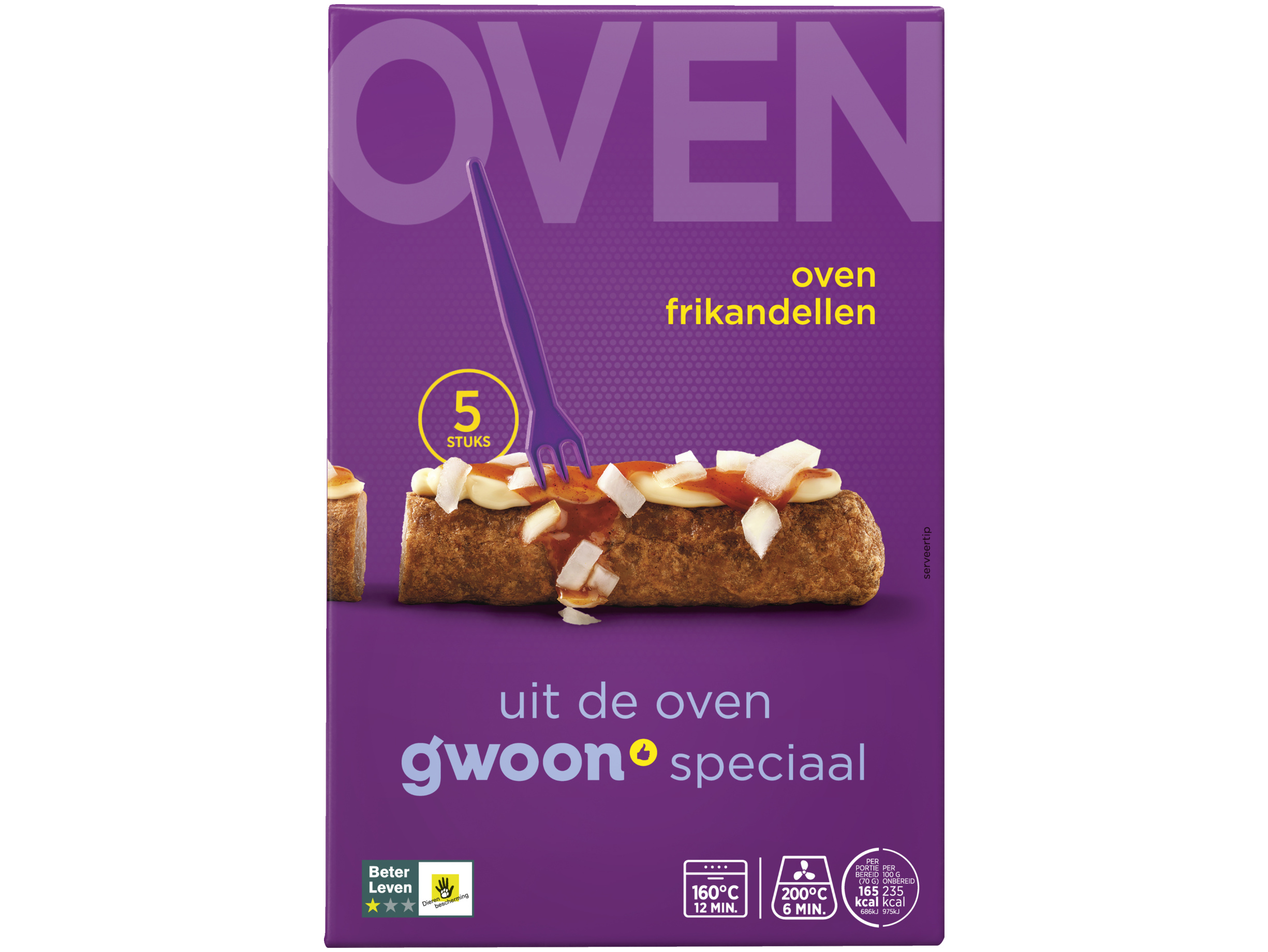 Oven frikandellen