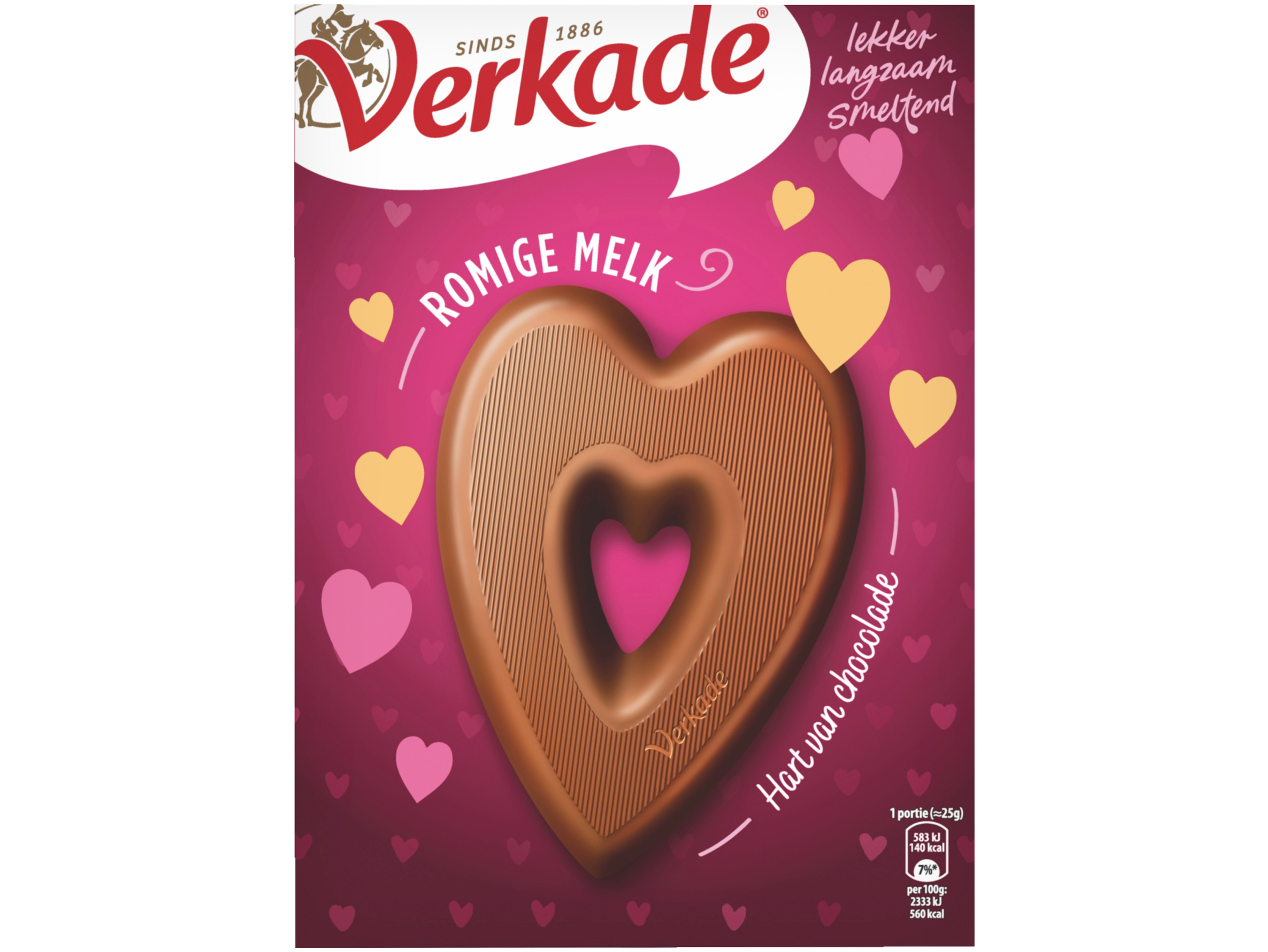 Chocolade hart melk