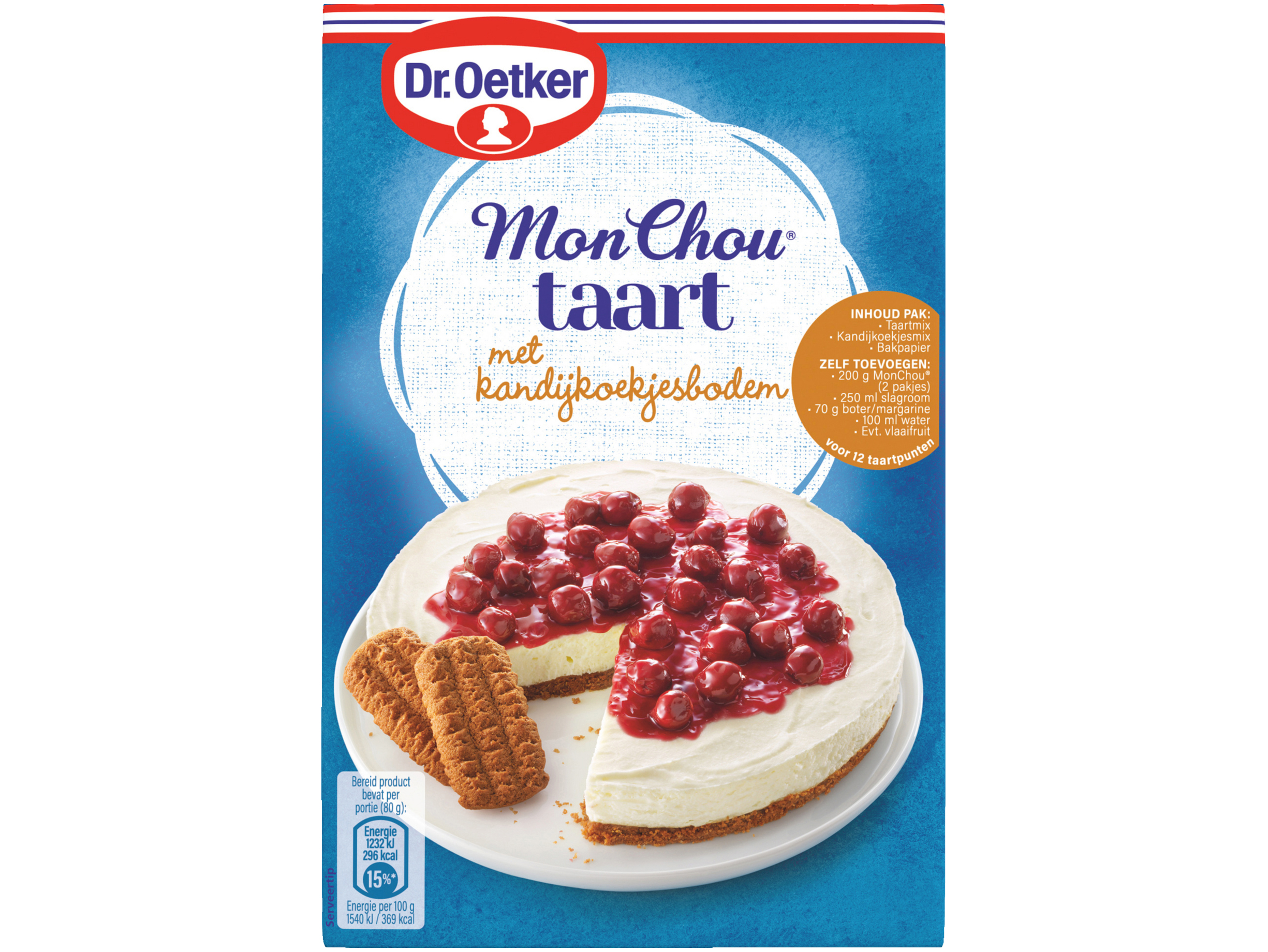 Monchoutaart kandijbodem