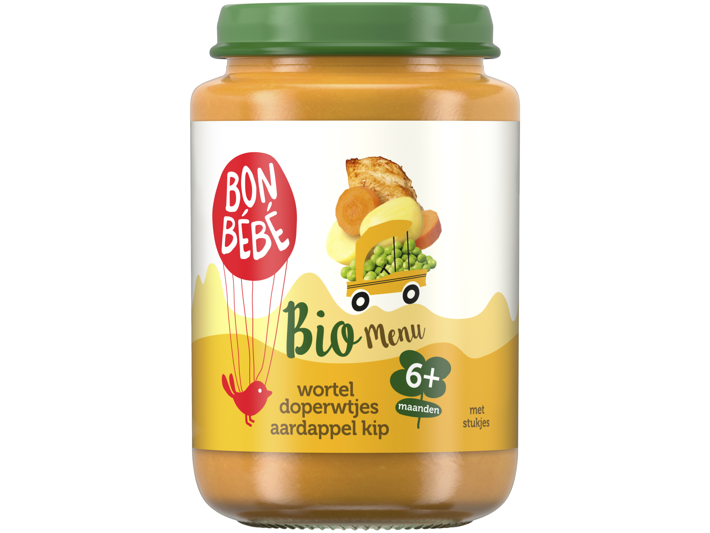 Wortel doperwtjes kip 6+ maanden
