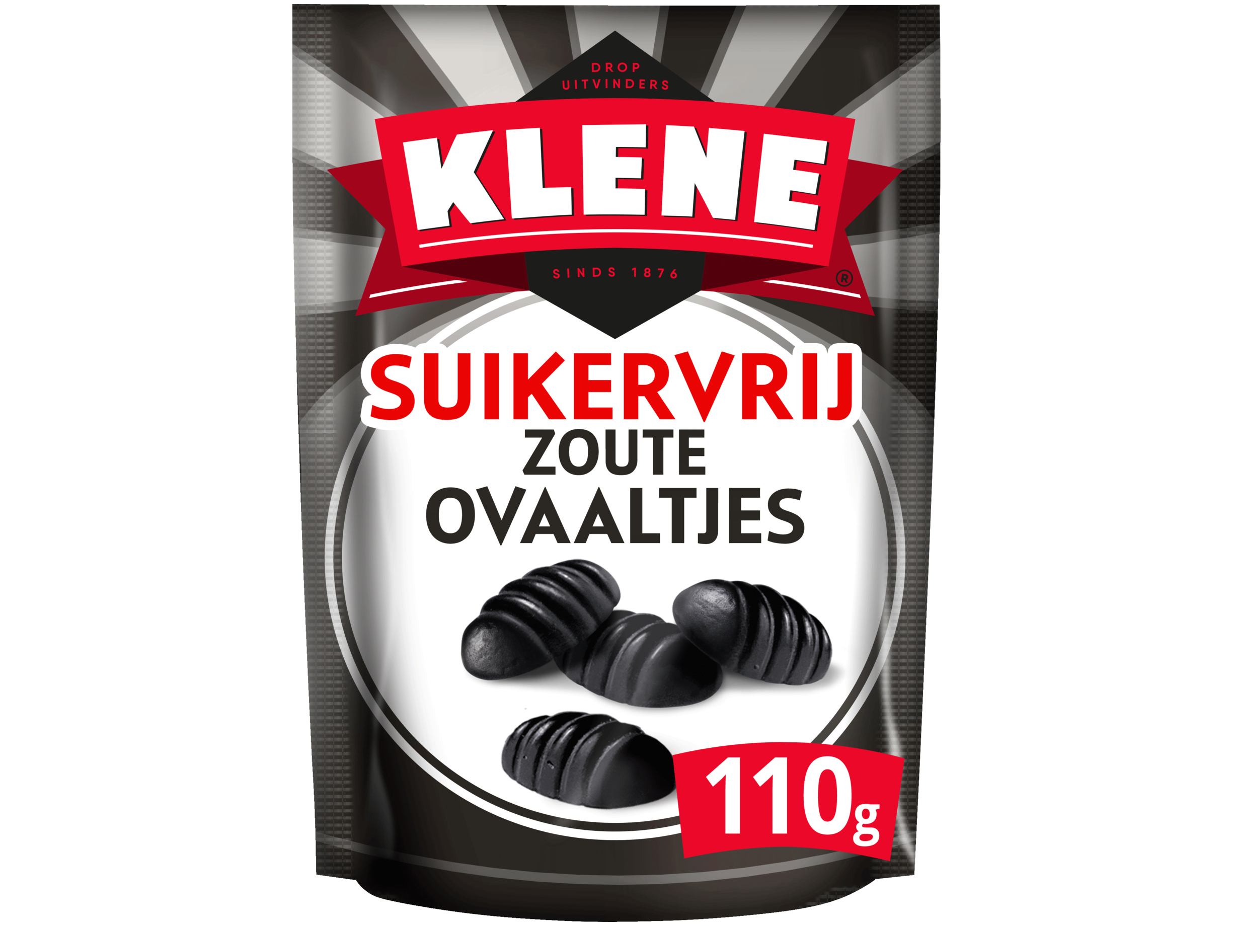 Zoute Ovaaltjes Suikervrije Drop Zak