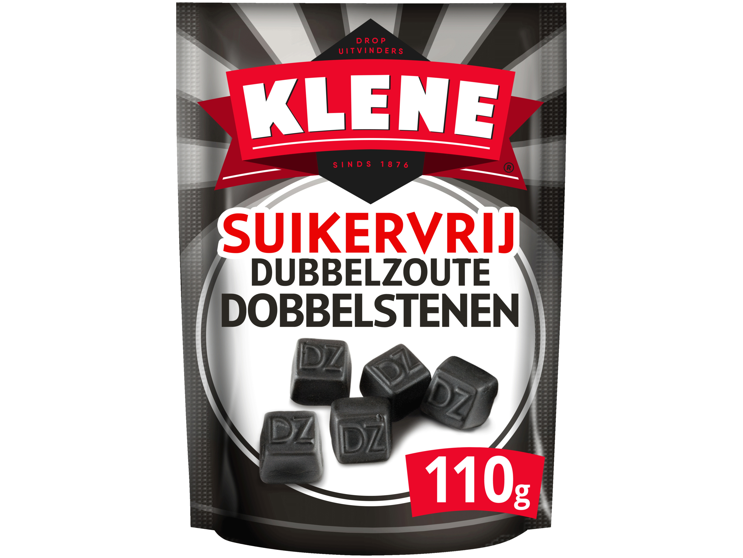 Dubbel Zoute Dobbelstenen Suikervrije Drop Zak