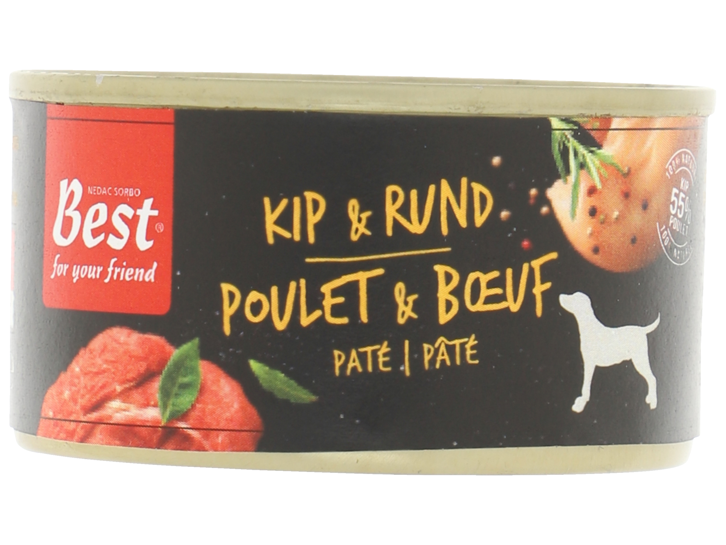 Pate kip/rund hond