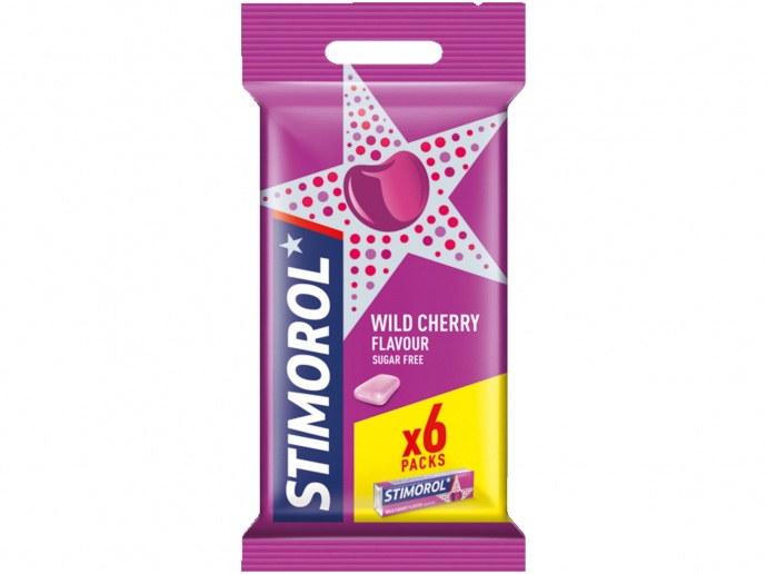 Kauwgom wild cherry suikervrij