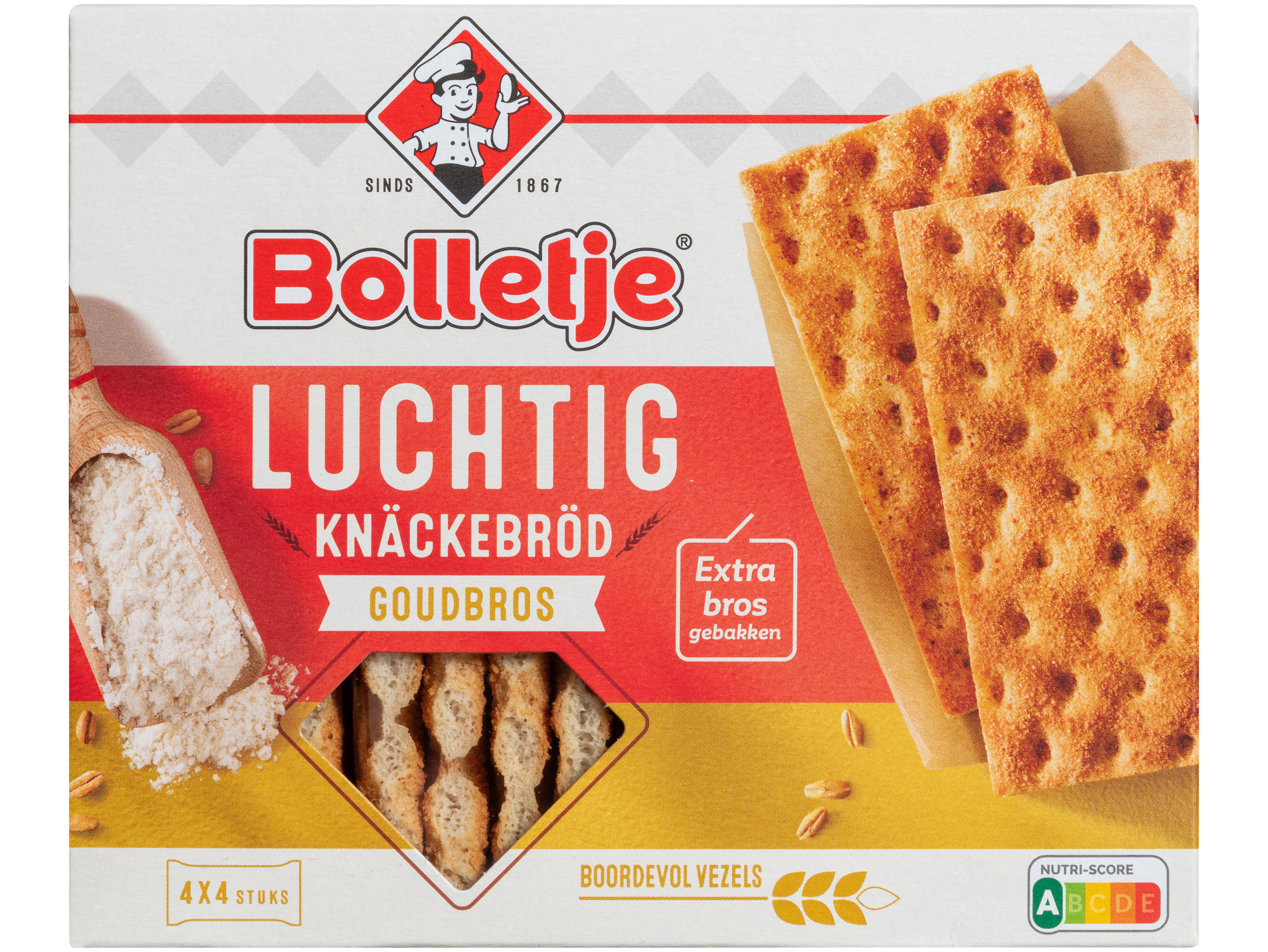 Luchtig Knäckebrod Goudbros