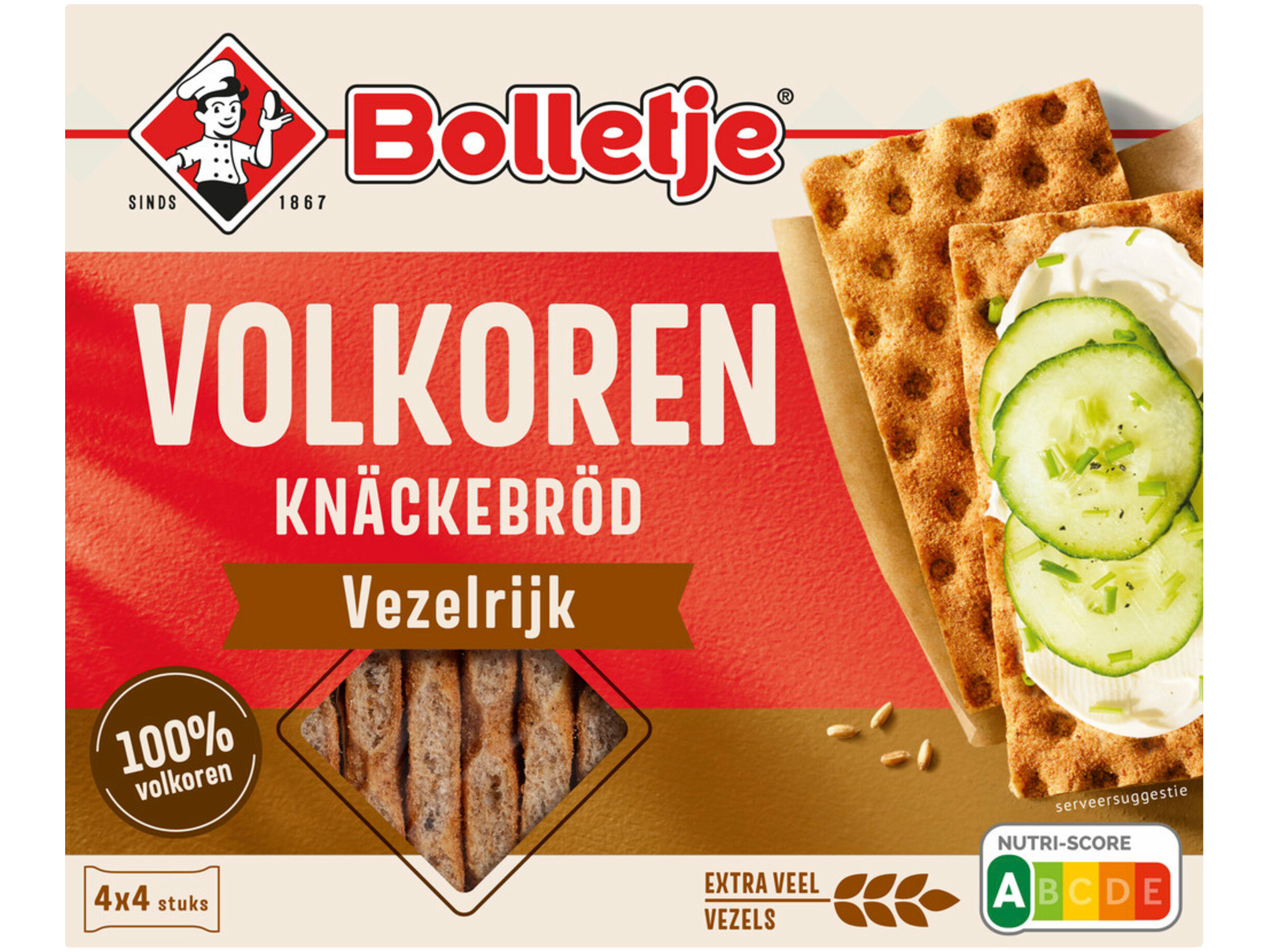 Vezelrijk Knackebrod Volkoren