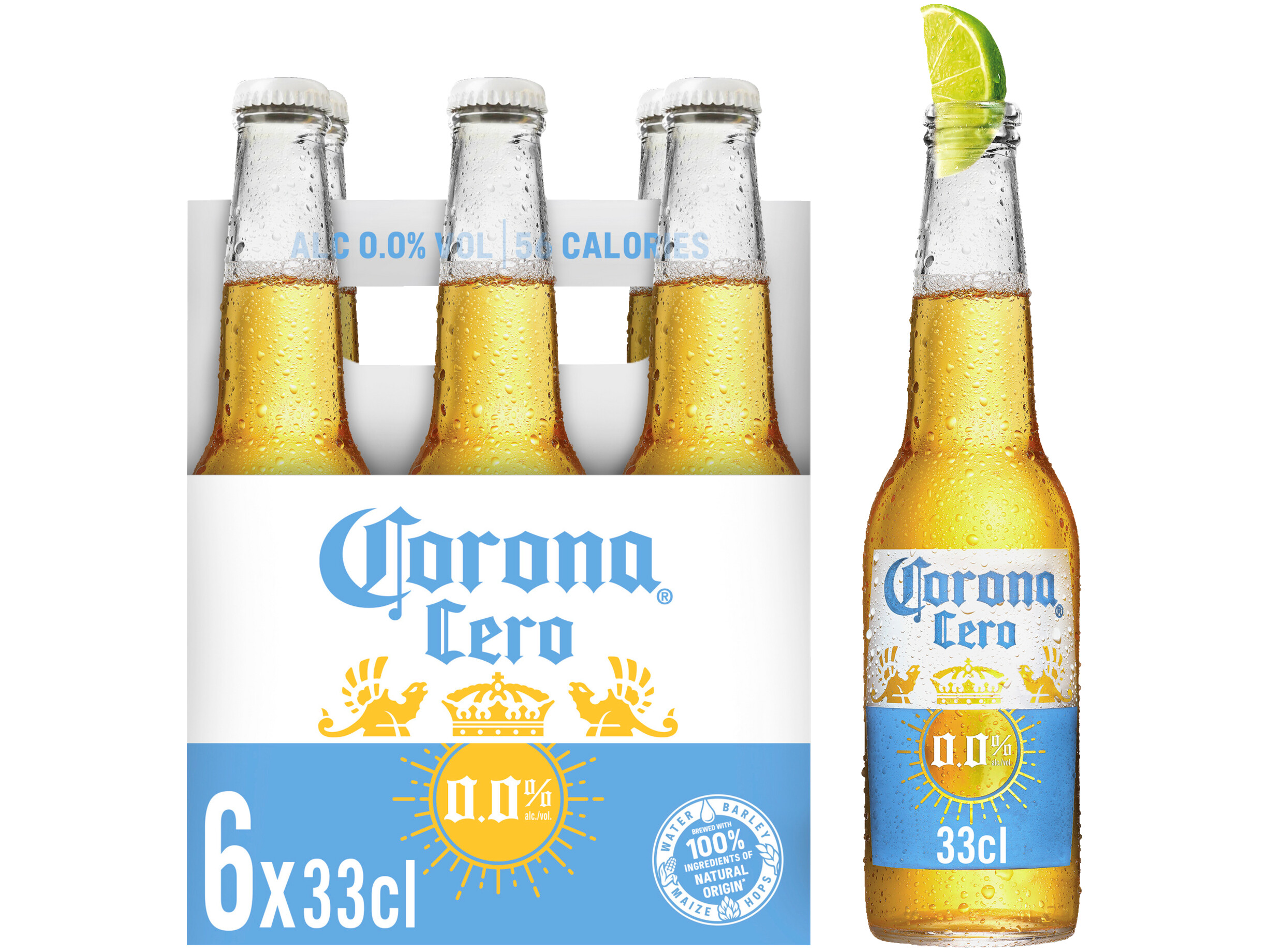 Cero 0.0% Alcoholvrij bier fles 6-pack