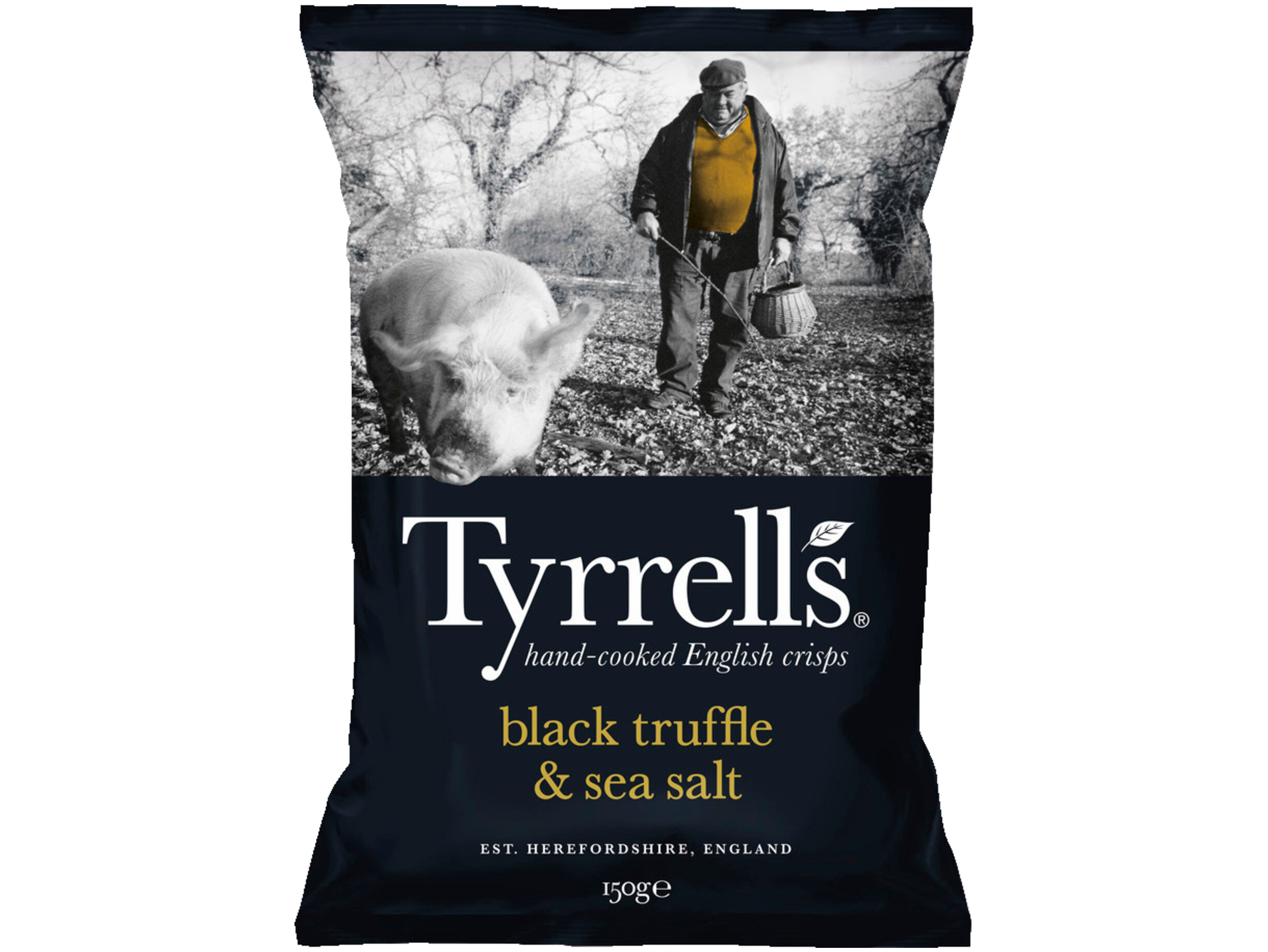 Black truffle & sea salt chips