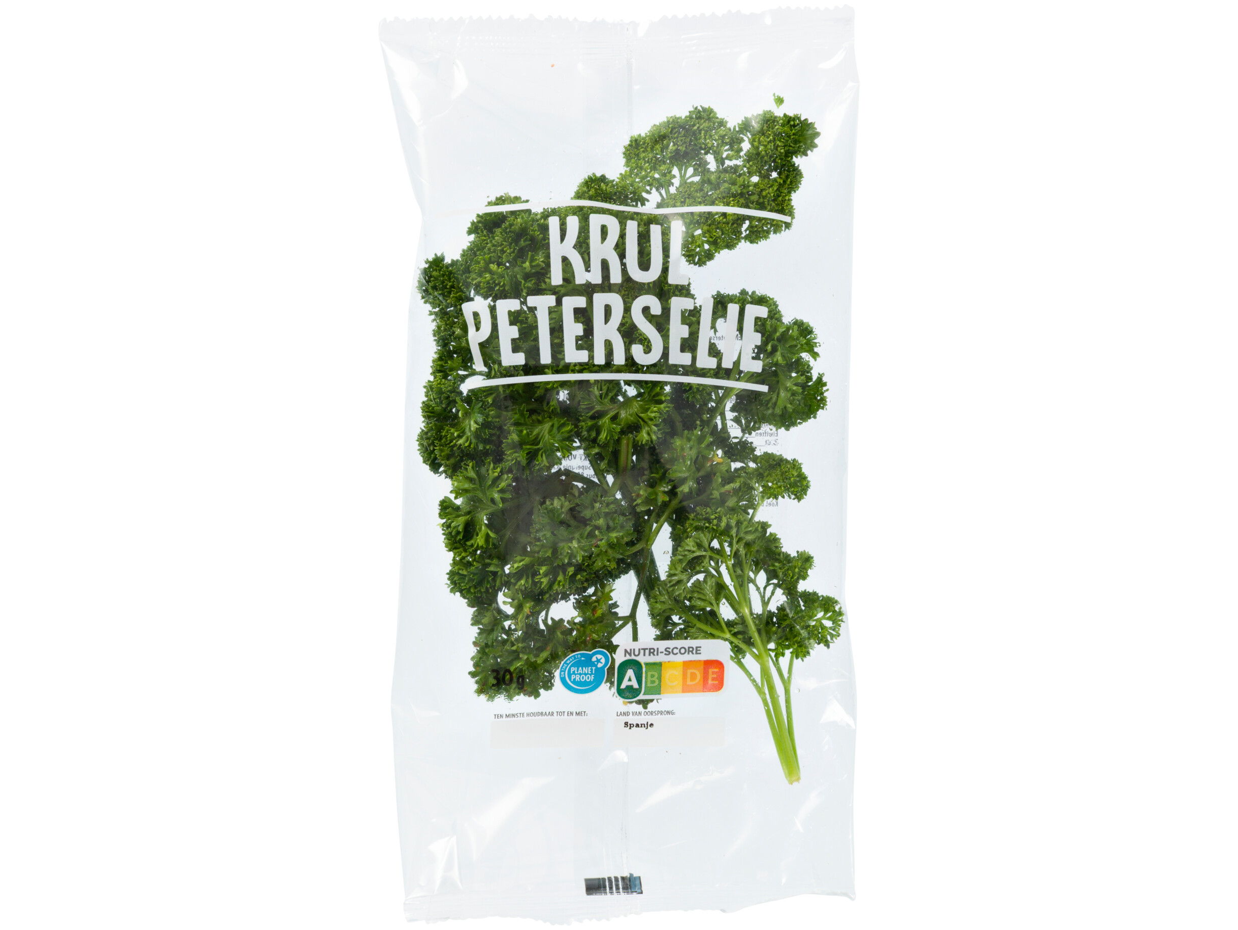 Verse krul peterselie