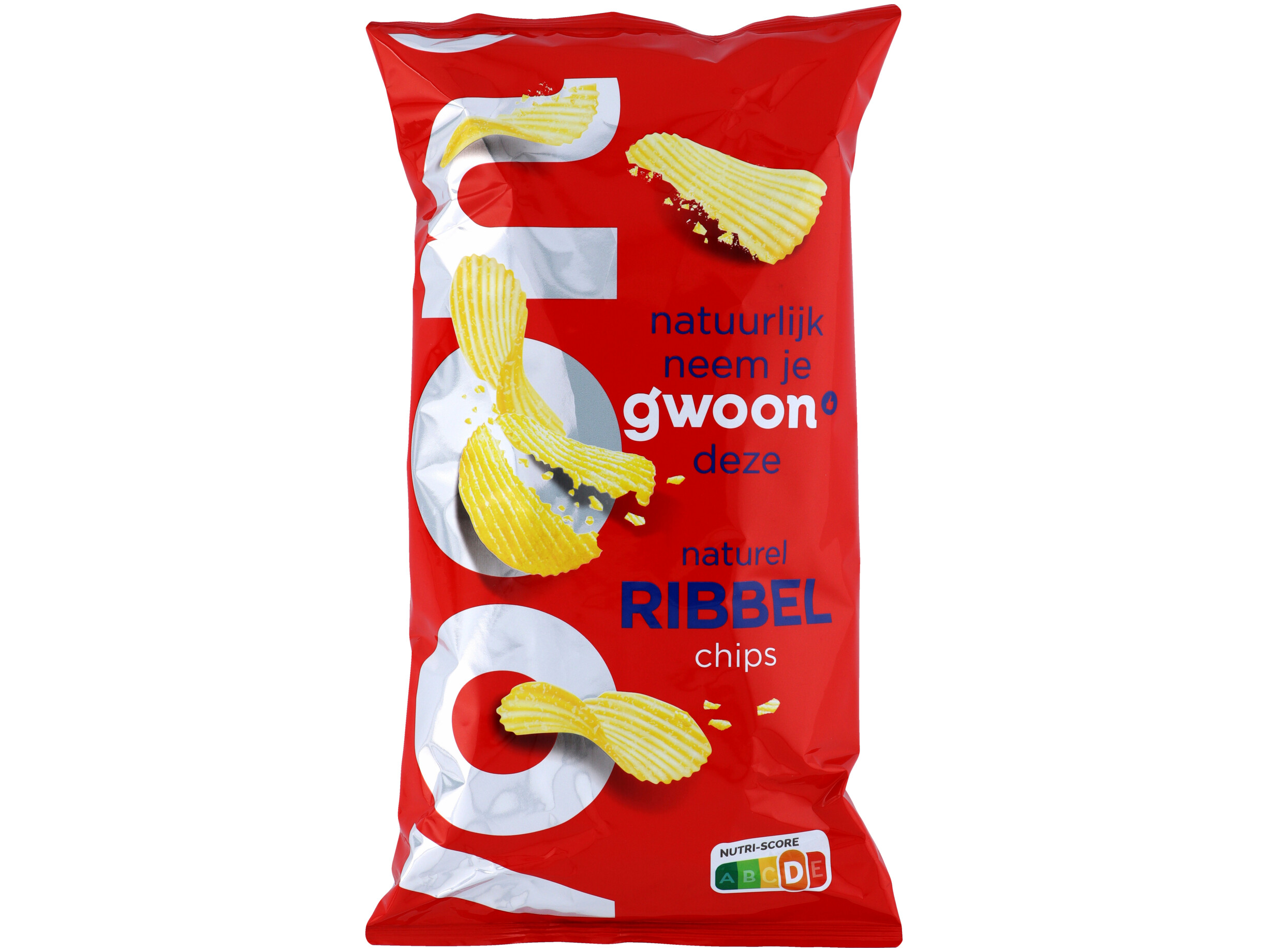 Ribbelchips naturel