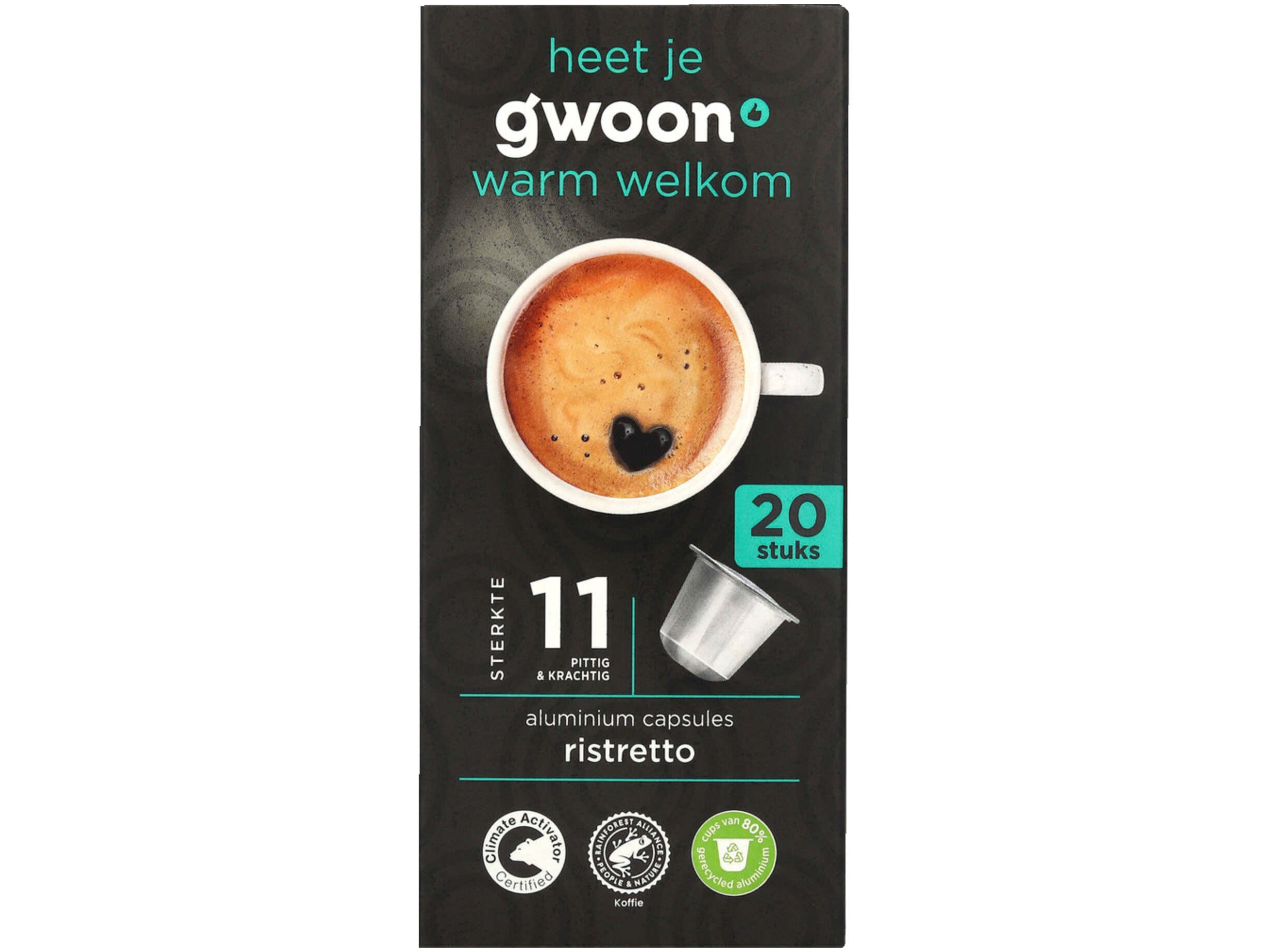 Koffiecups espresso ristretto