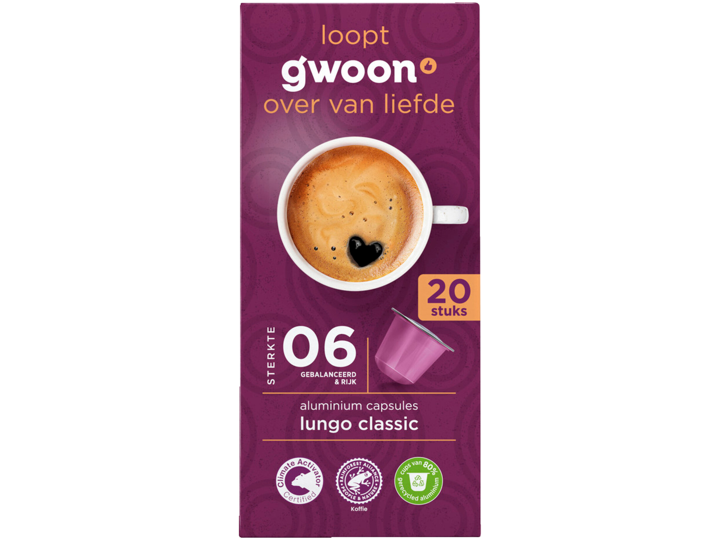 Koffiecups lungo classic