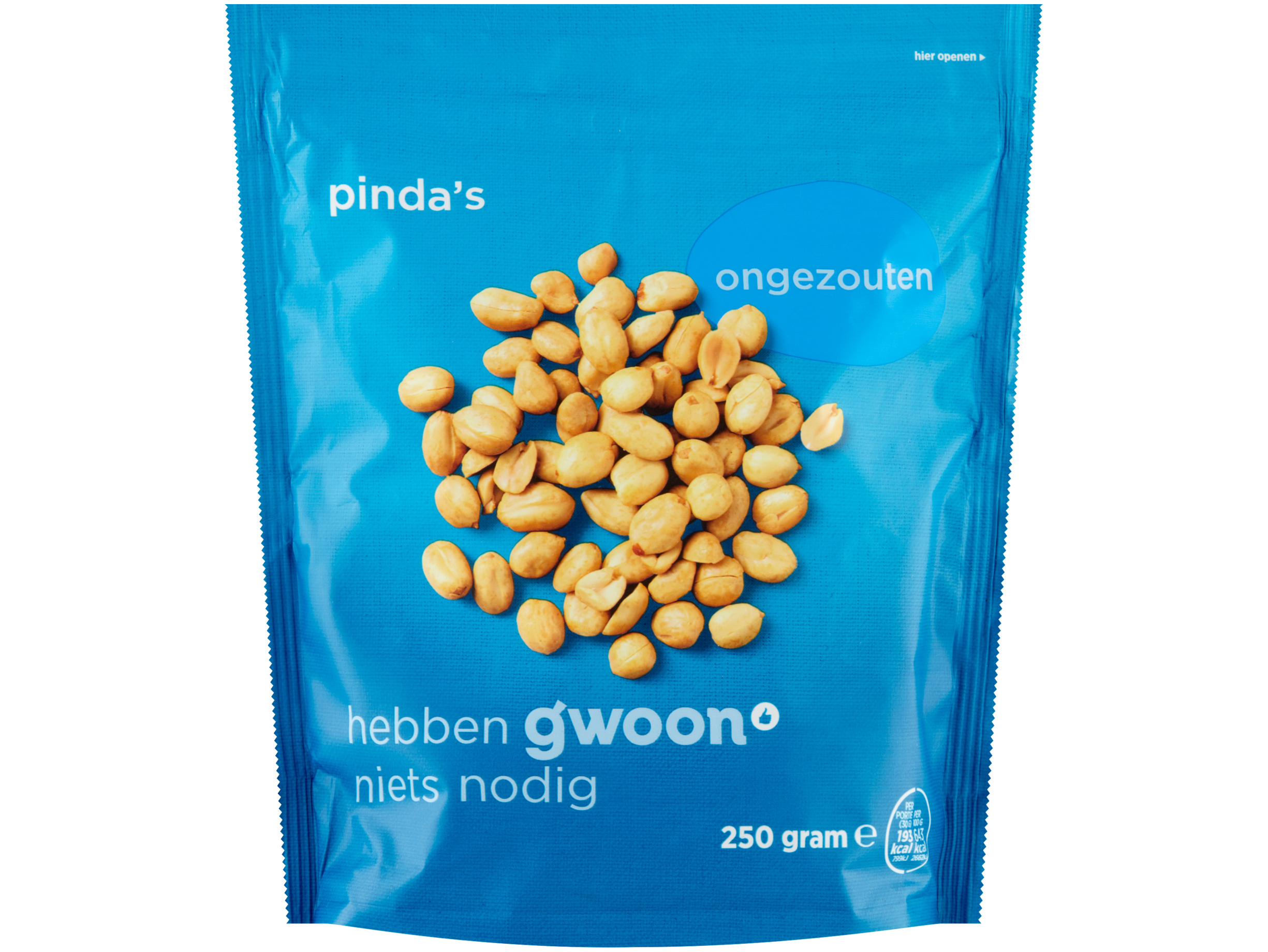 Pinda's ongezouten
