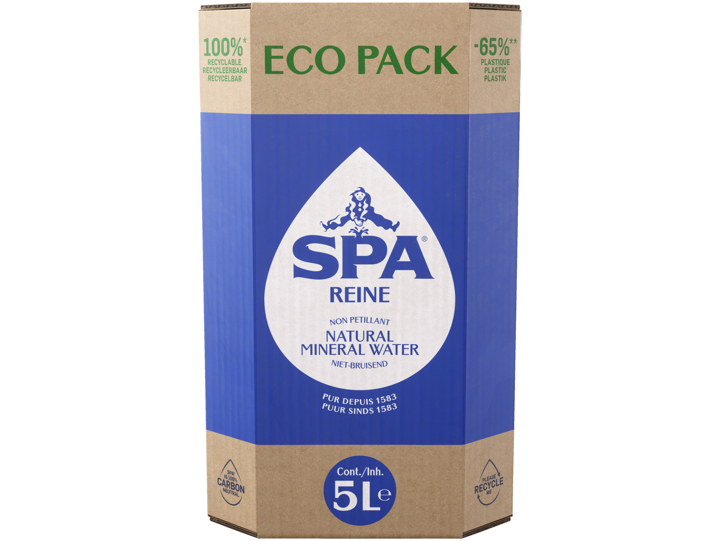 REINE Koolzuurvrij Natuurlijk Mineraalwater Eco Pack