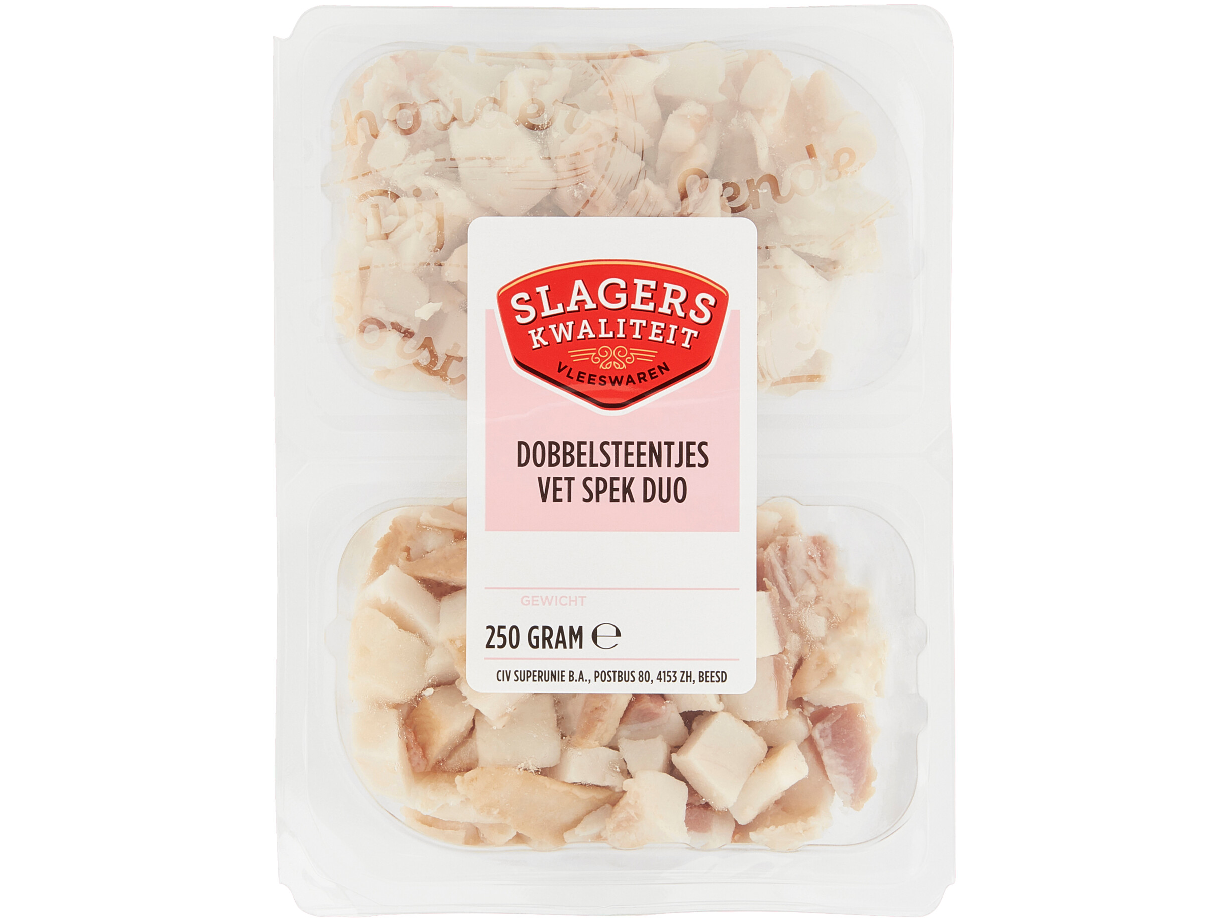 Dobbelsteentjes vetspek