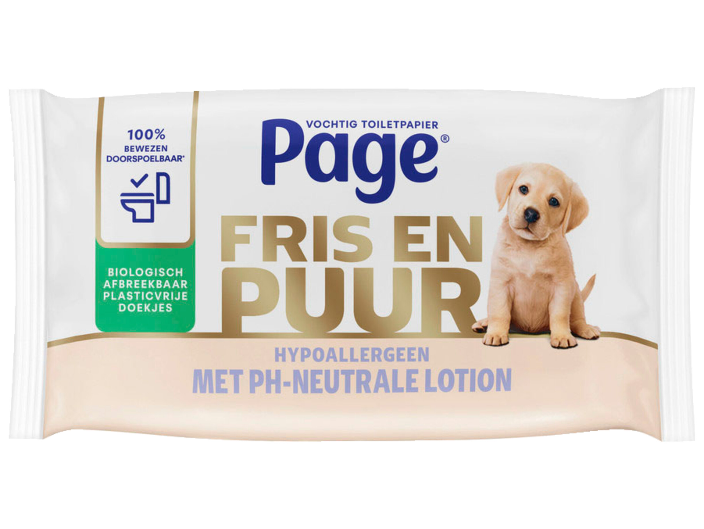 Vochtig toiletpapier pure