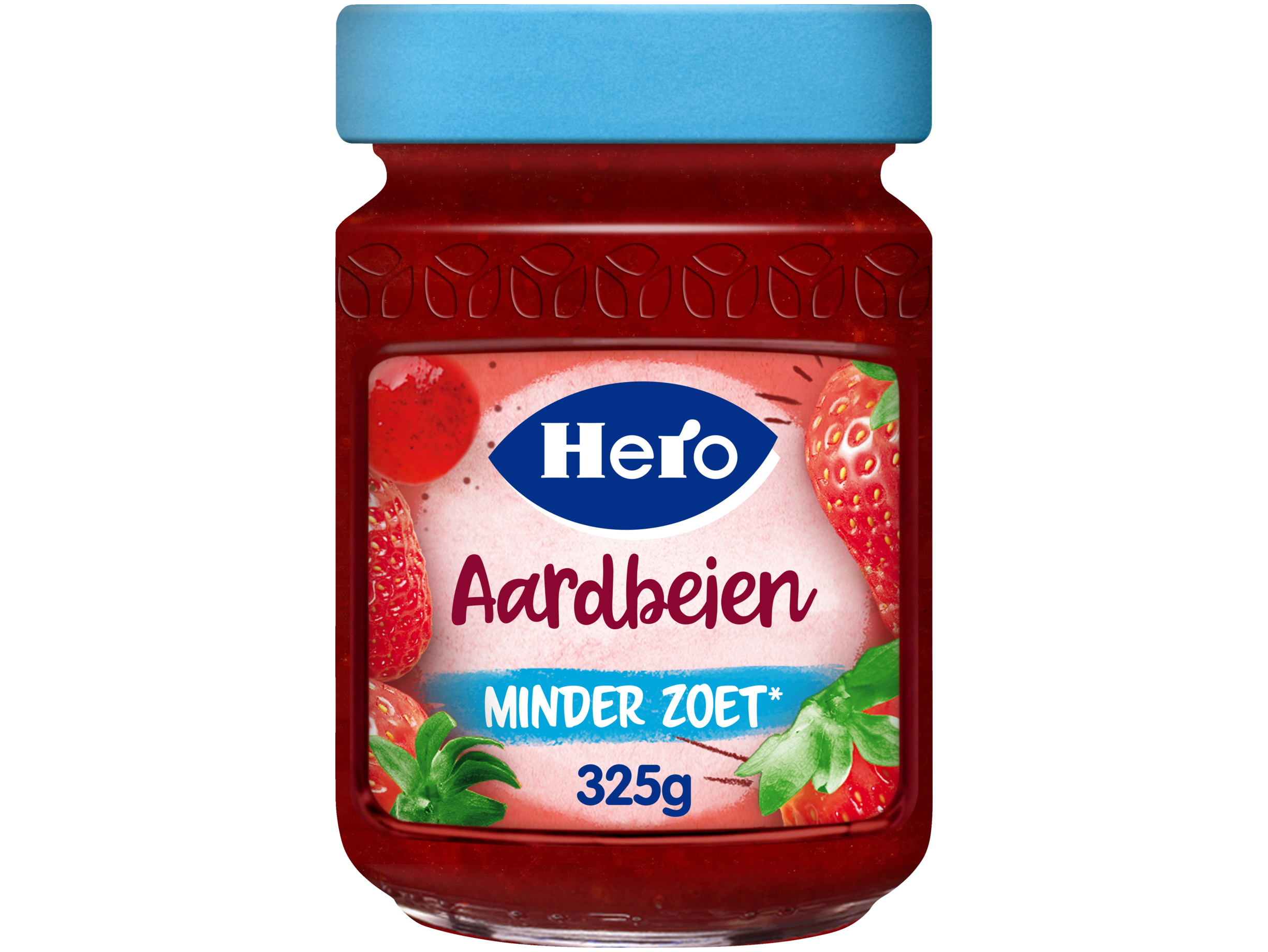 Jam minder zoet aardbeien