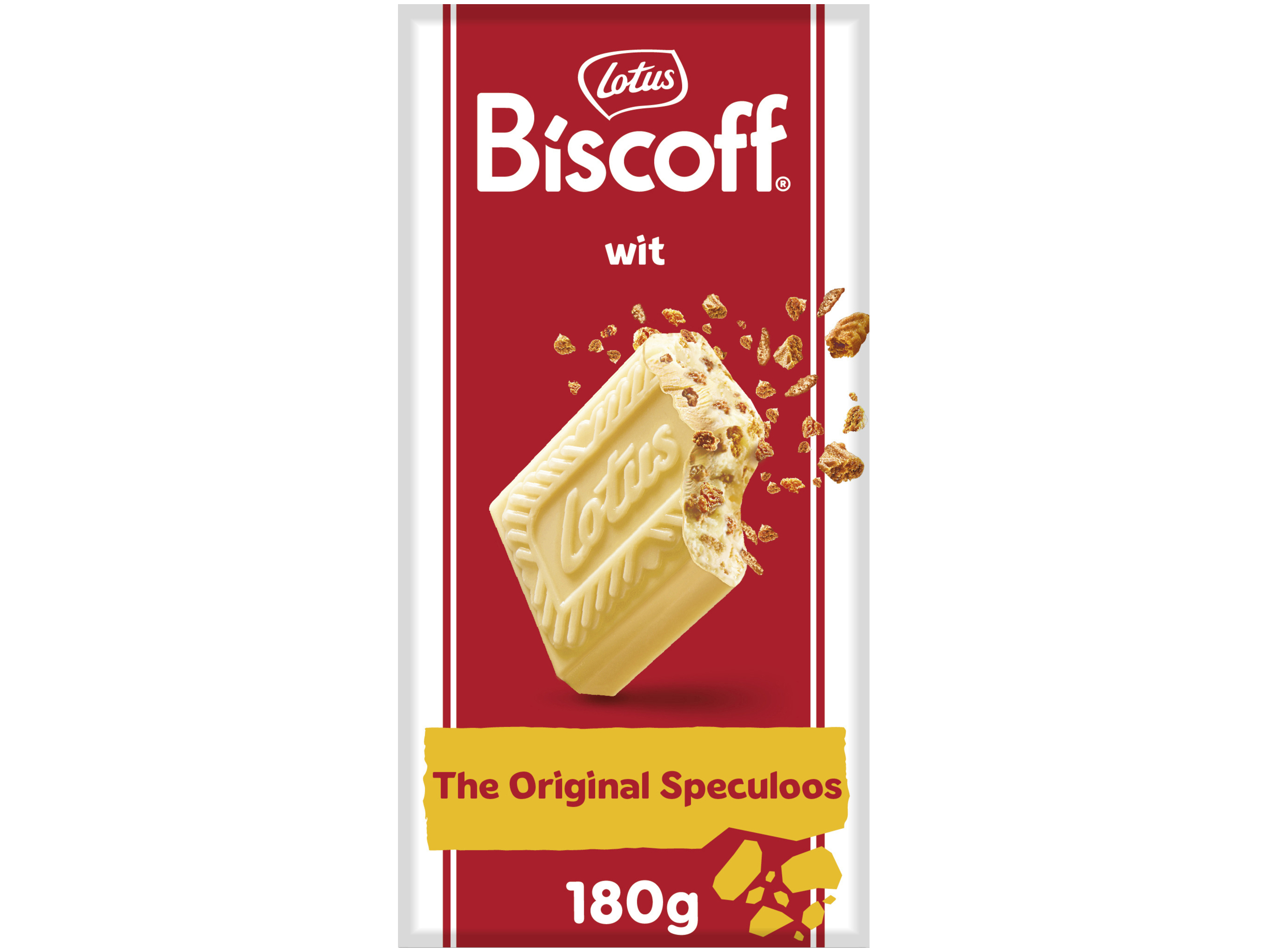 Witte chocolade speculoosstukjes