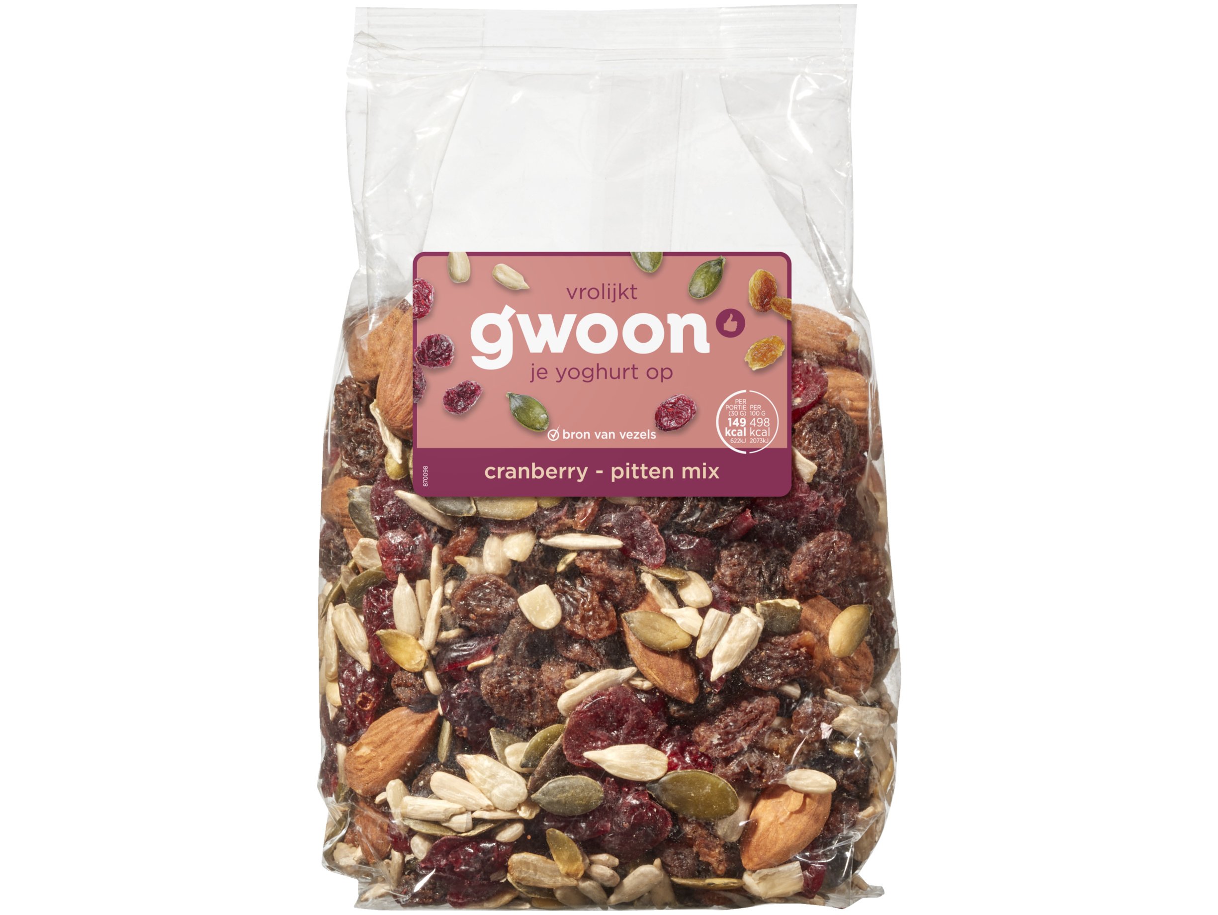 Cranberry & pitten mix