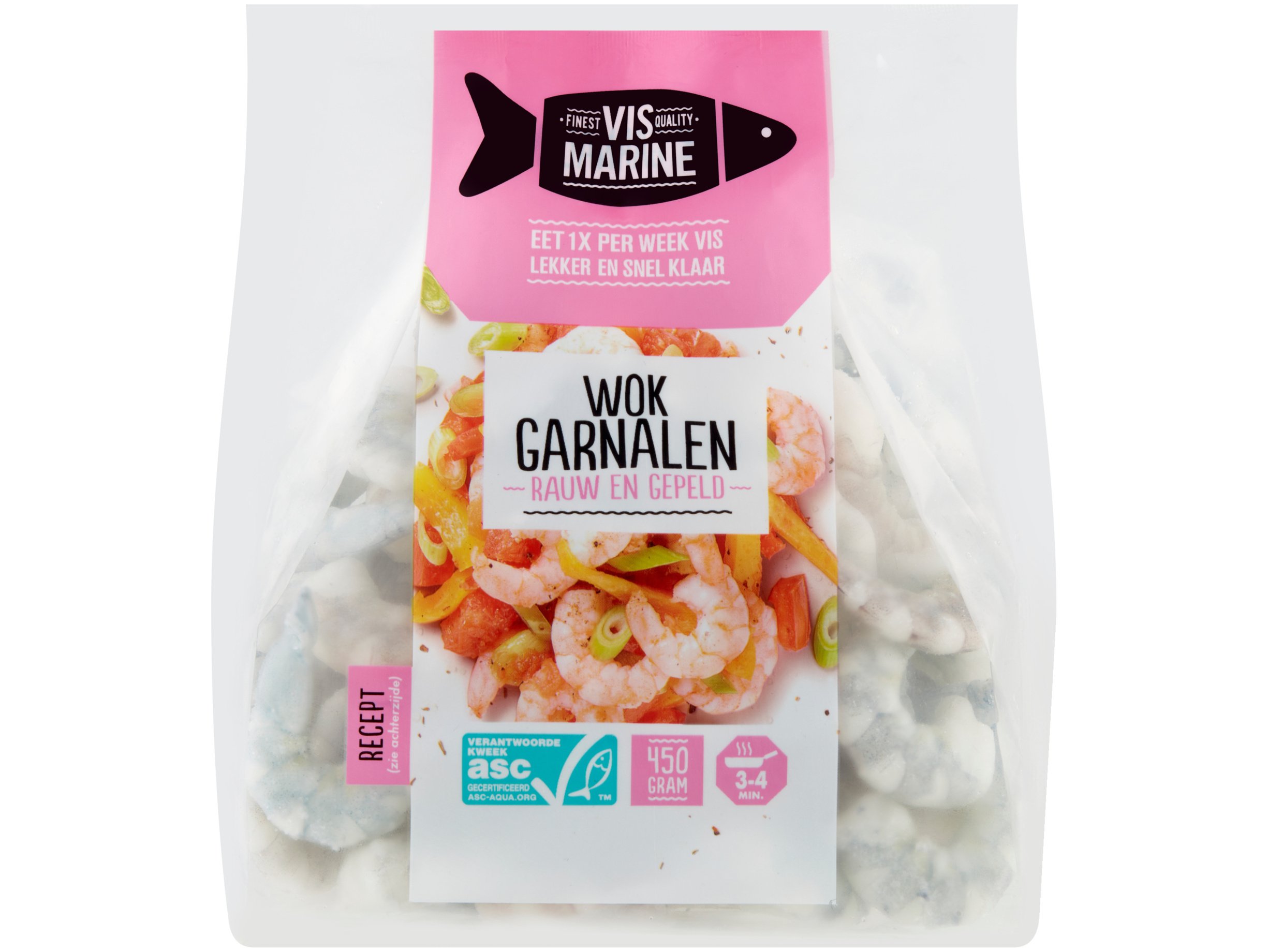Wok garnalen