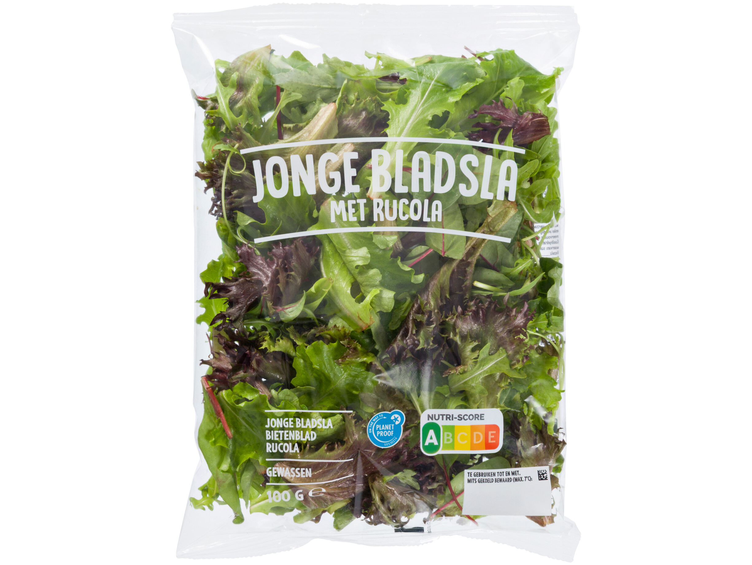 Jonge bladsla met rucola