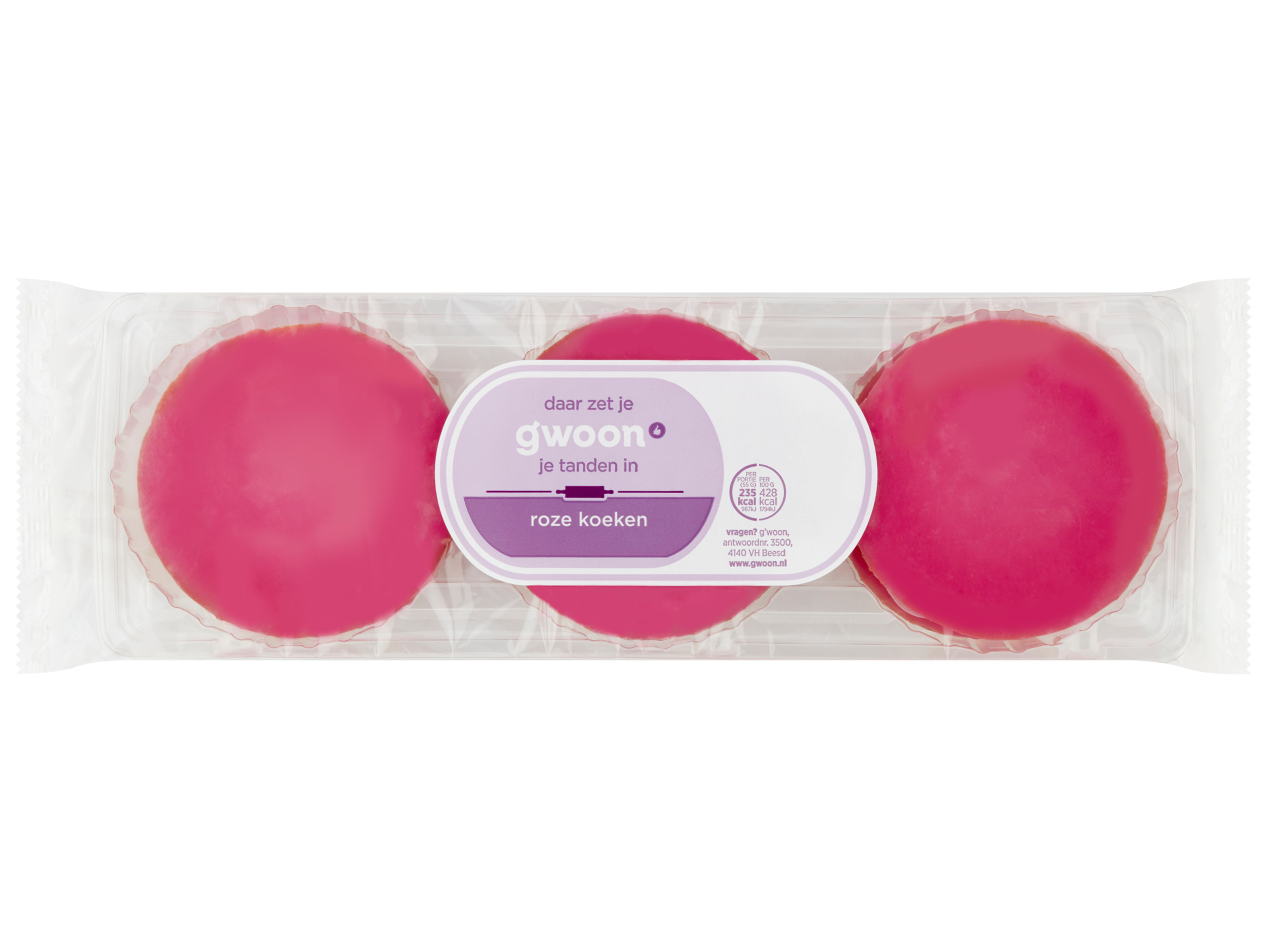 Roze koeken