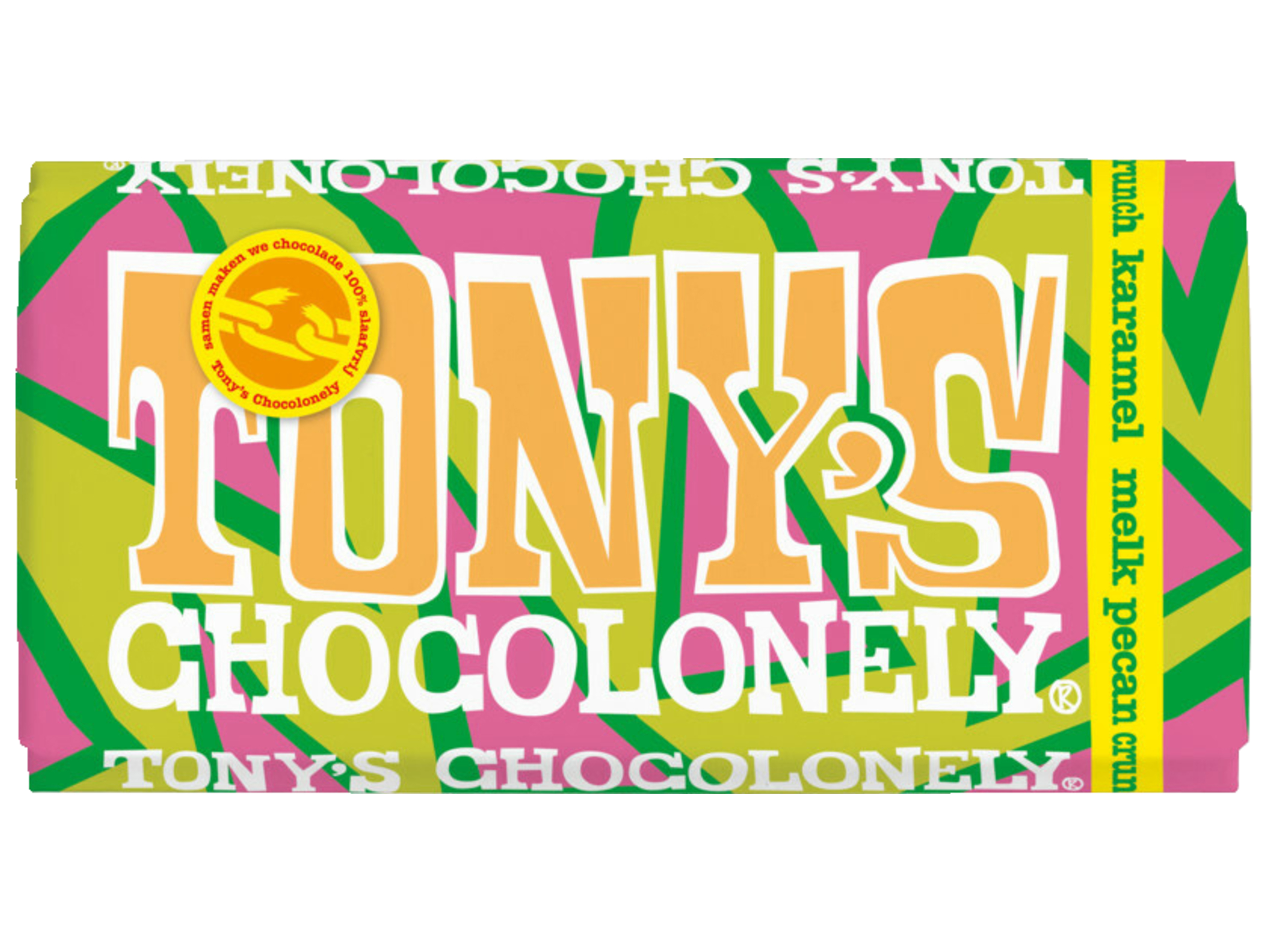 Chocolade melk crunch pecan karamel