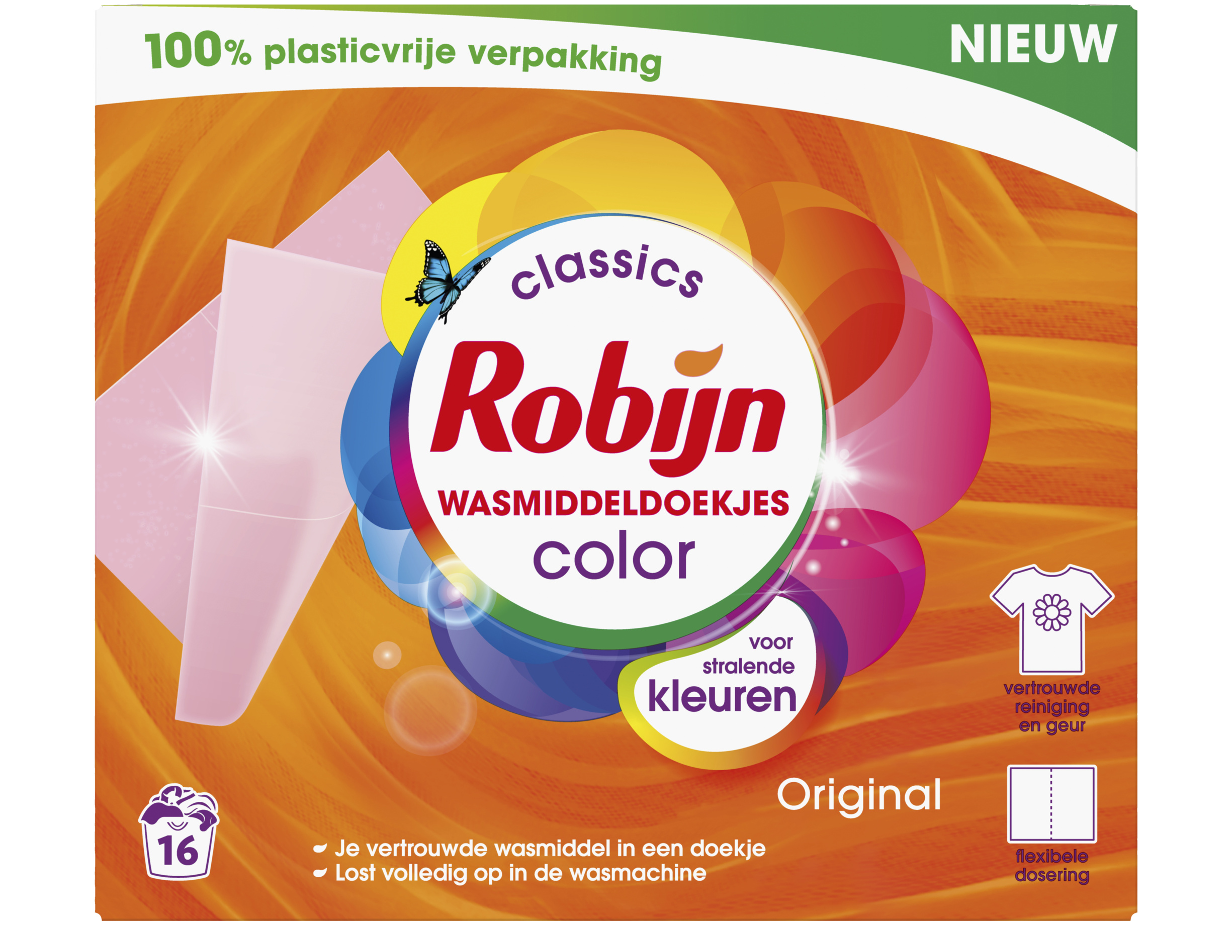 Wasmiddeldoekjes color
