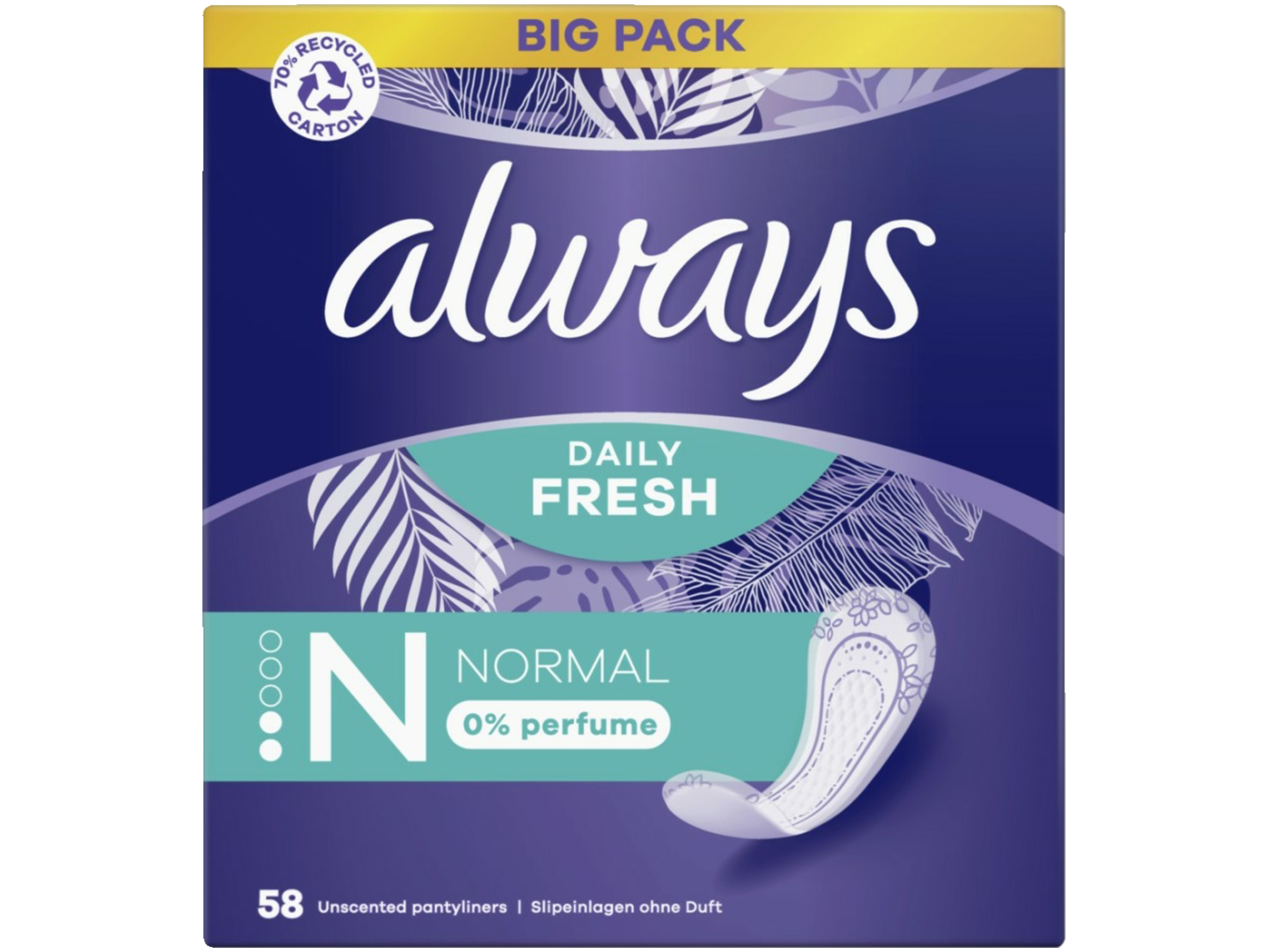 Inlegkruisjes fresh & protect normal