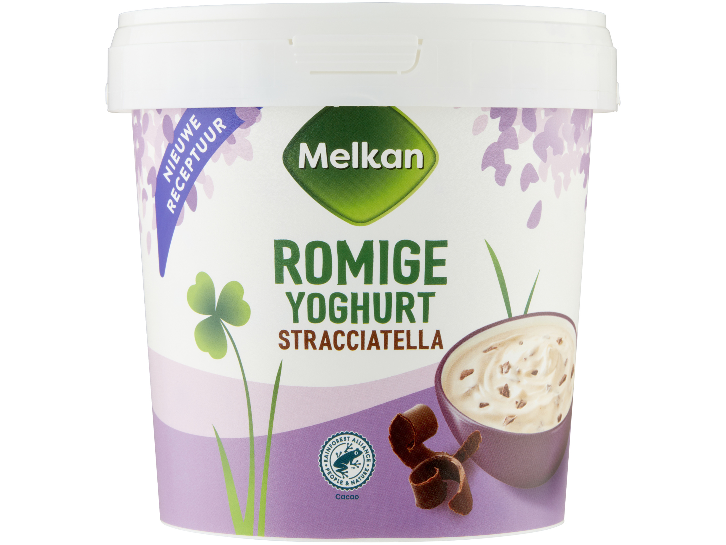 Romige yoghurt stracciatella