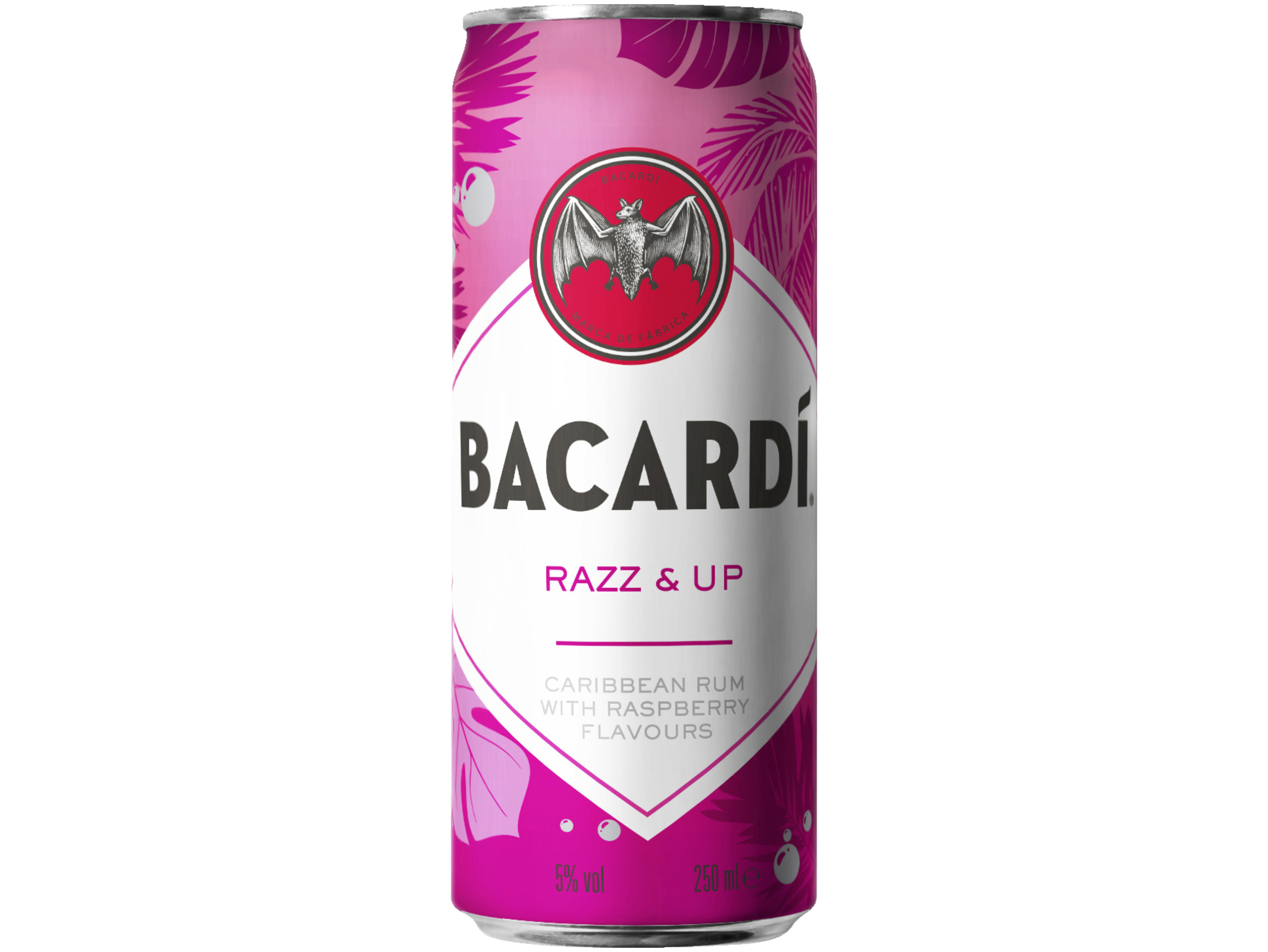 Bacardi razz & up blik