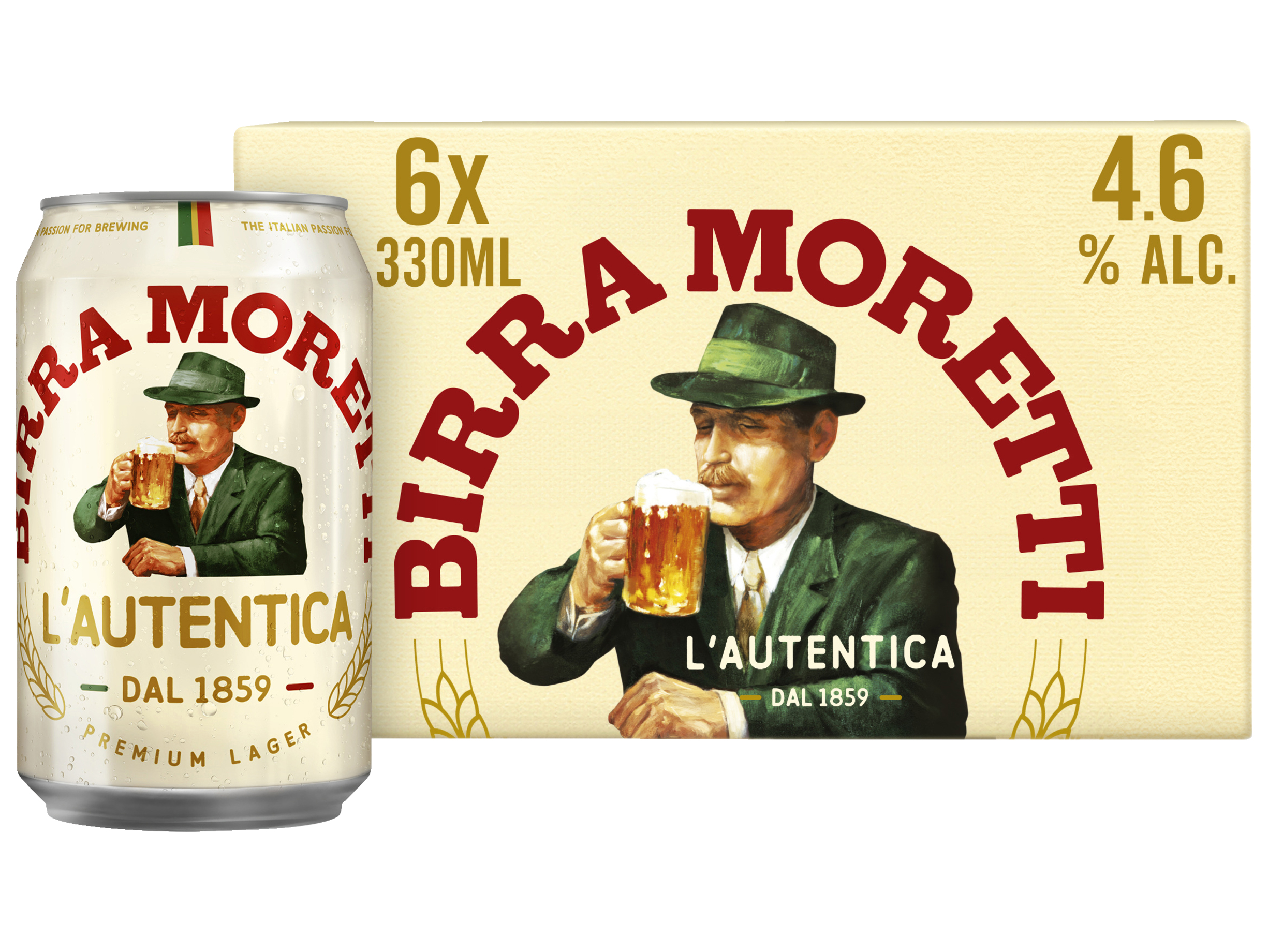 L'Autentica Bier Blik 6-pack